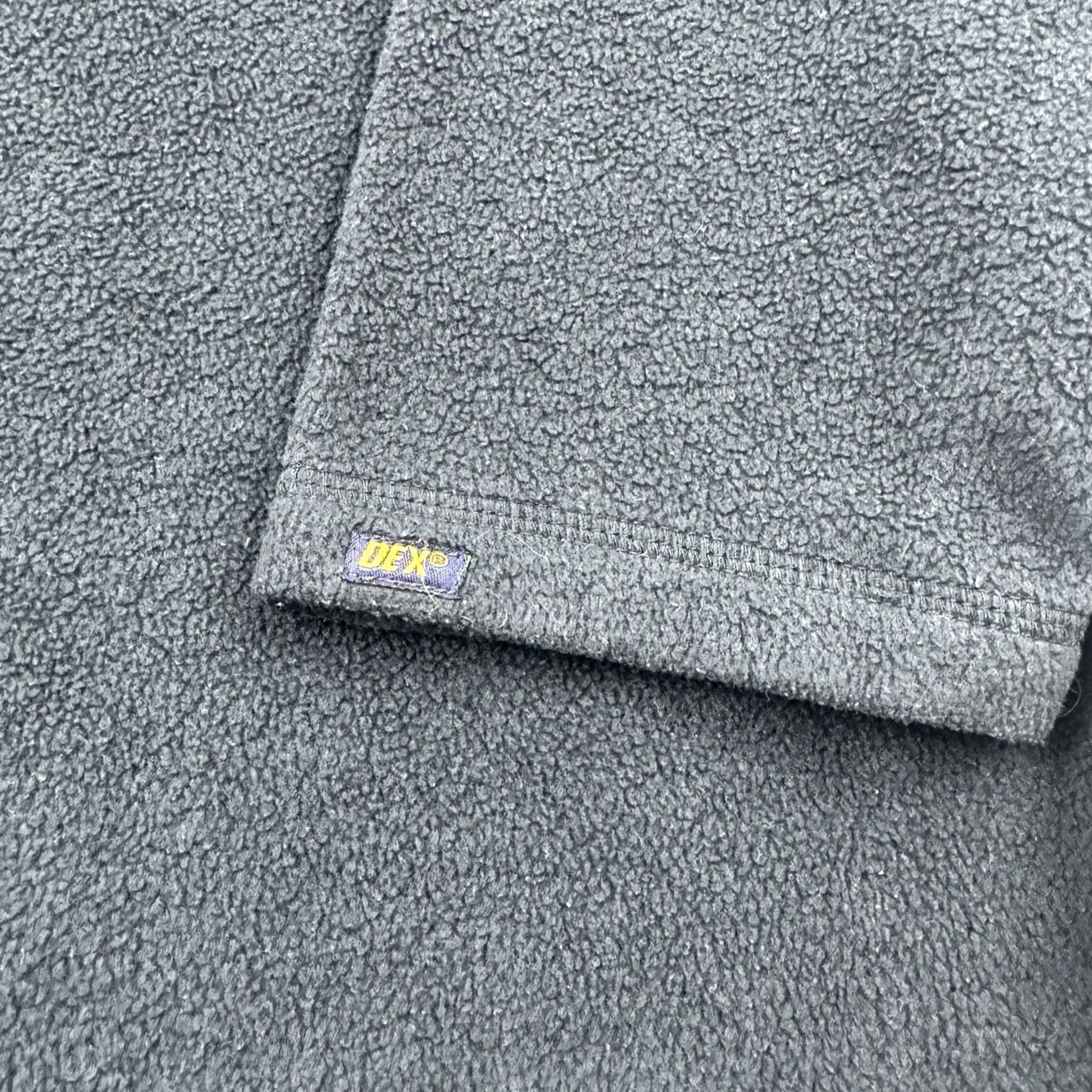 Vintage VINTAGE Dex Fleece Jacket Sweatshirt Men L Blue Hipster 90s Y2K Punk Pullover Crew Neck Size US L / EU 52-54 / 3 - 2 Thumbnail