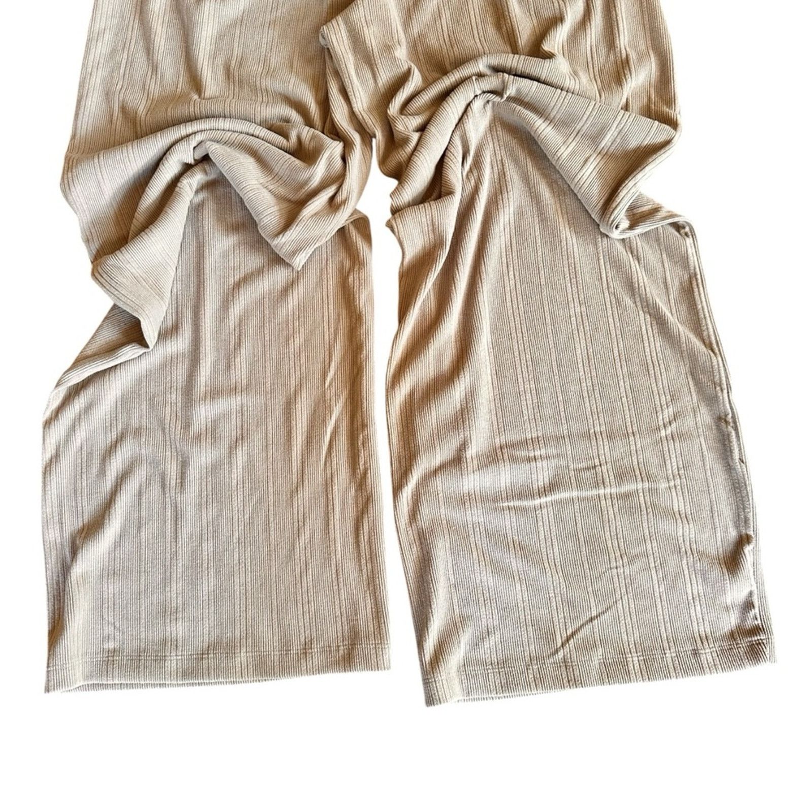 Abercrombie & Fitch Abercrombie & Fitch Wide Leg Lounge Pant – Taupe – Size S Size 26" / US 2 / IT 38 - 5 Thumbnail