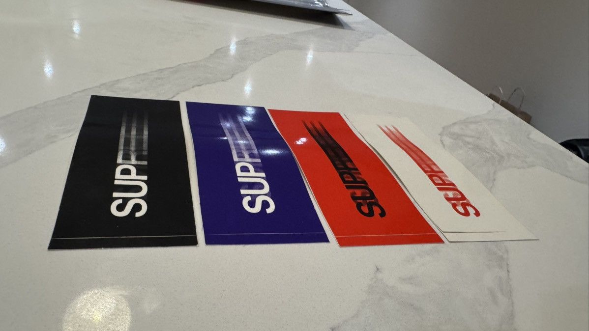 Supreme Supreme motion logo sticker lot motion logo collection Size ONE SIZE - 8 Thumbnail