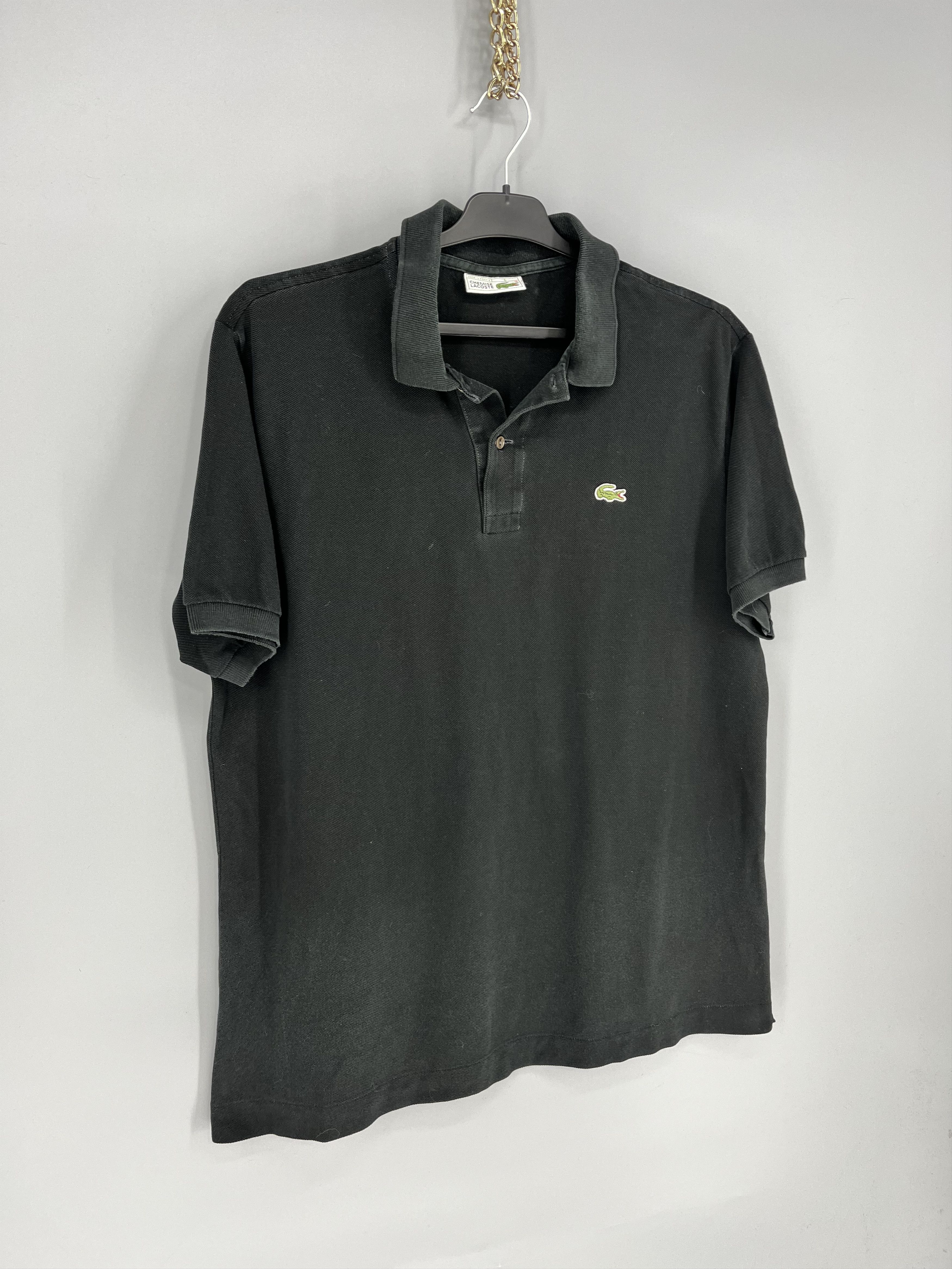 Lacoste Vintage Chemise Lacoste Big Logo Made in France Polo t-shirt Size US XL / EU 56 / 4 - 2 Thumbnail
