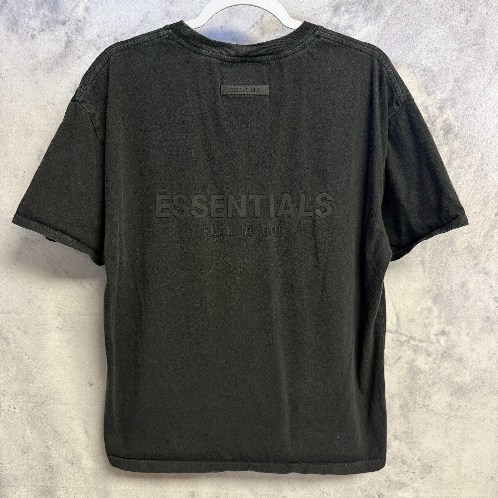Essentiel Antwerp Essentials Fear of God T Shirt Mens Small Black Short Sleeve Size US S / EU 44-46 / 1 - 2 Thumbnail