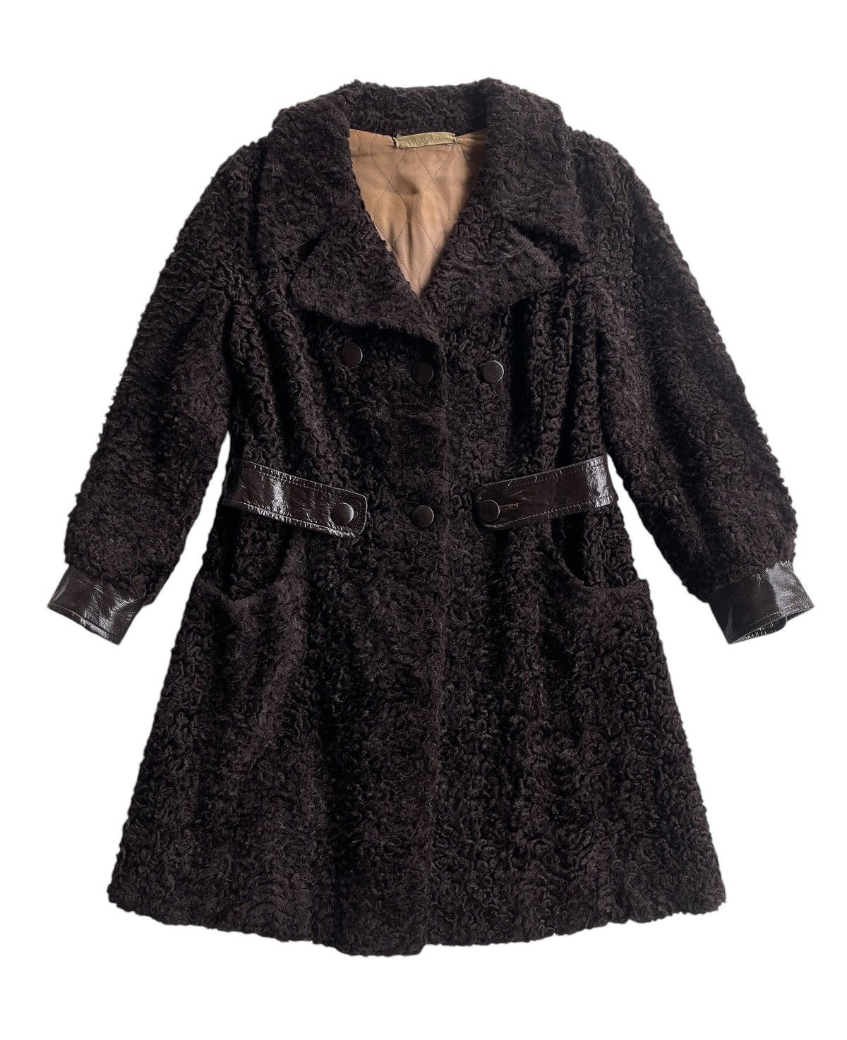 Vintage Vintage Jean Louis Paris Curly Astra Furs Coat Size S / US 4 / IT 40 - 2 Thumbnail