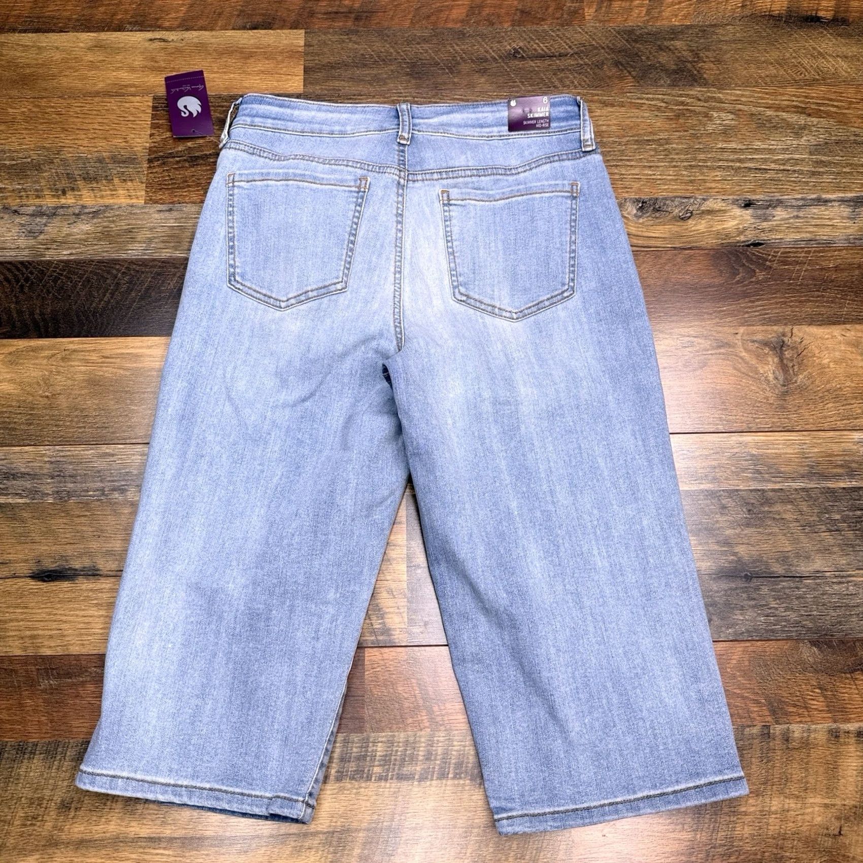 Gloria Vanderbilt Gloria Vanderbilt Kaia Skimmer Jeans Womens 6 Sanibel Mid Rise Stretch New Size 28" / US 6 / IT 42 - 2 Thumbnail