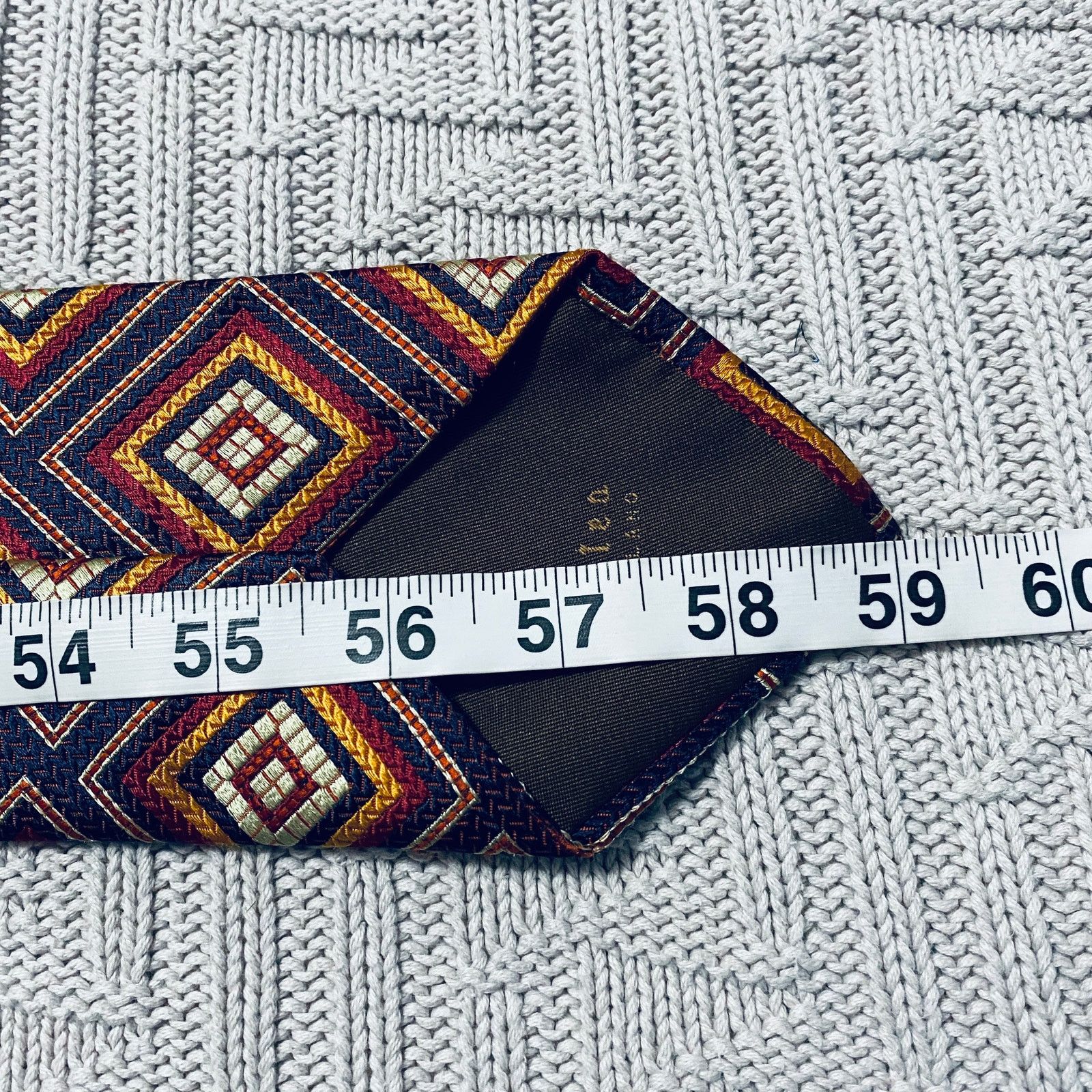 Altea Altea multi color geometric silk tie Size ONE SIZE - 4 Thumbnail