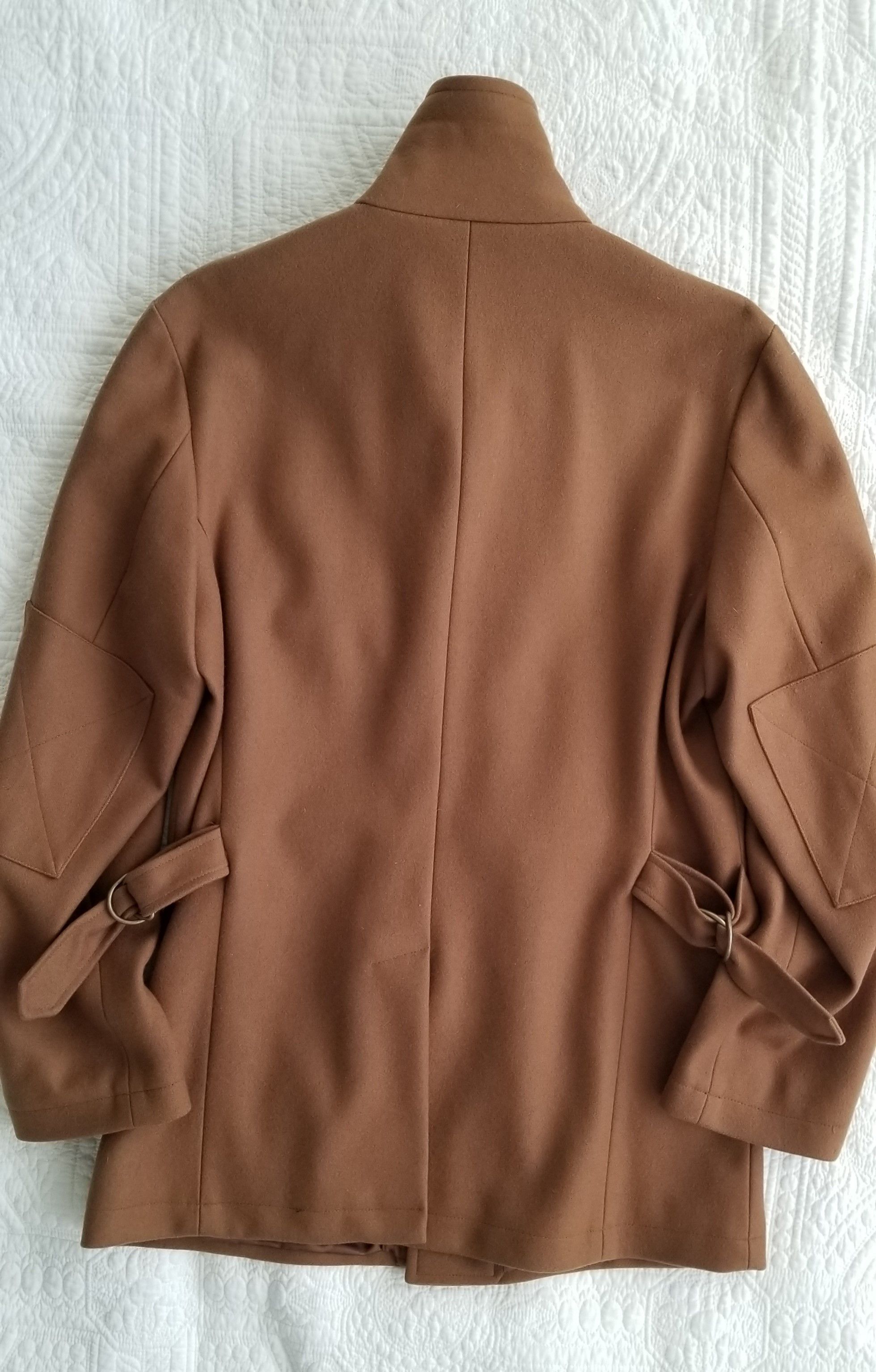 Other Domenico Croci tan wool coat Size US L / EU 52-54 / 3 - 3 Thumbnail