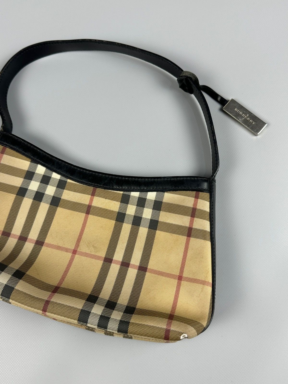 Burberry Vintage Burberry London Nova Check Baguette Shoulder Bag Size ONE SIZE - 4 Thumbnail