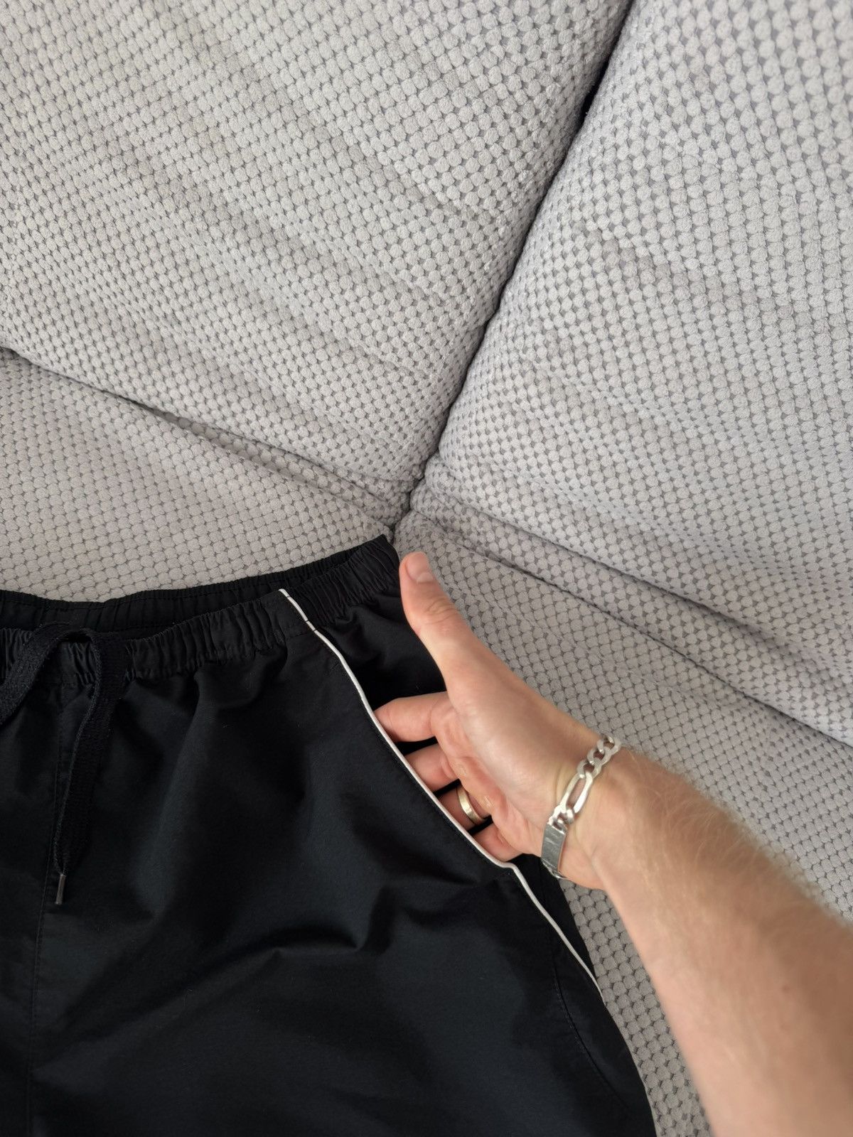 Nike Nike Vintage Logo Swoosh Drill Y2K Blockcore Shorts Size US 32 / EU 48 - 4 Thumbnail