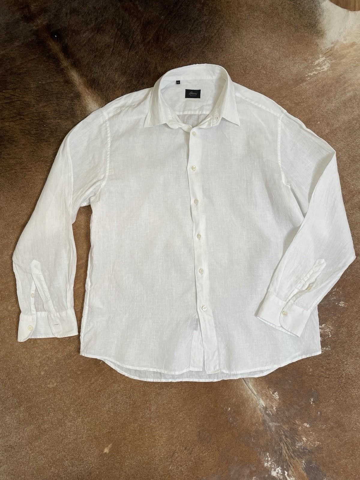 Brioni Brioni Linen Shirt — XXL — Current Season Size US XXL / EU 58 / 5 - 1 Thumbnail