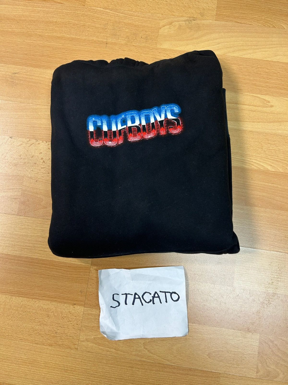 Rap Tees × Vintage CUFBOYS Tie Dye Hoodie Black Size US M / EU 48-50 / 2 - 6 Thumbnail