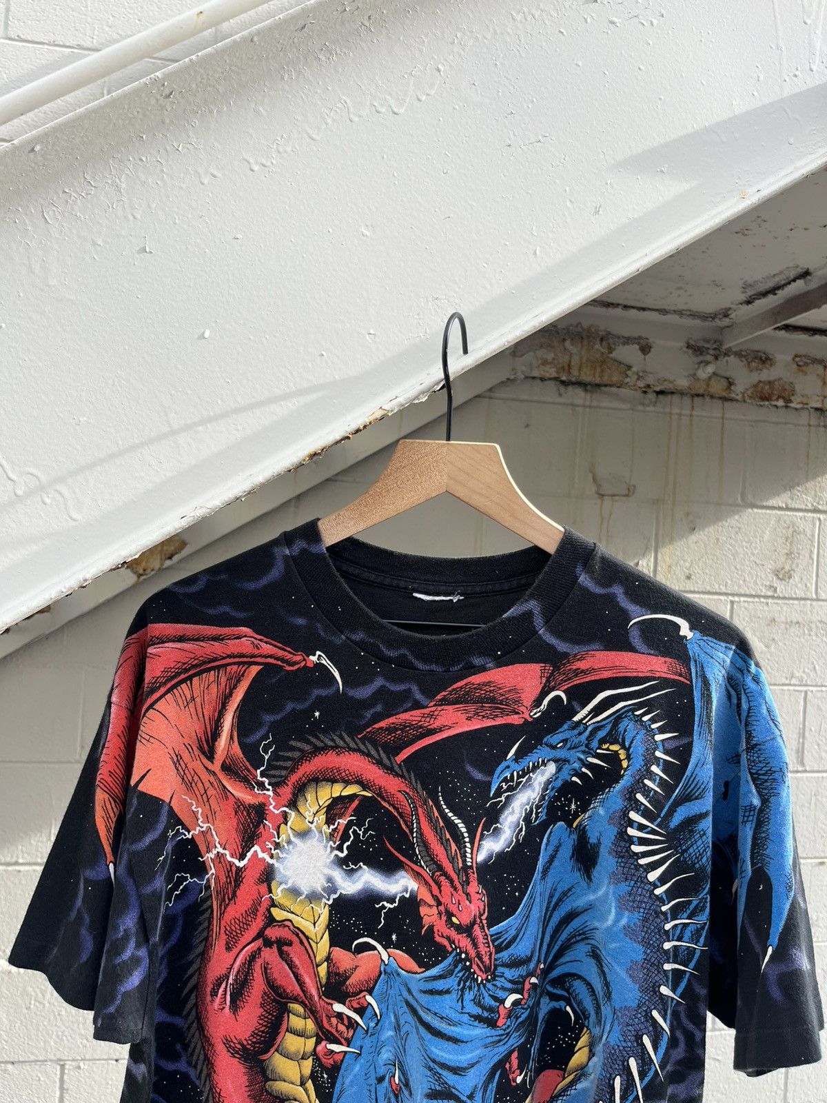 Liquid Blue Liquid blue ETERNAL DRAGONS all over print tshirt Size US L / EU 52-54 / 3 - 5 Thumbnail