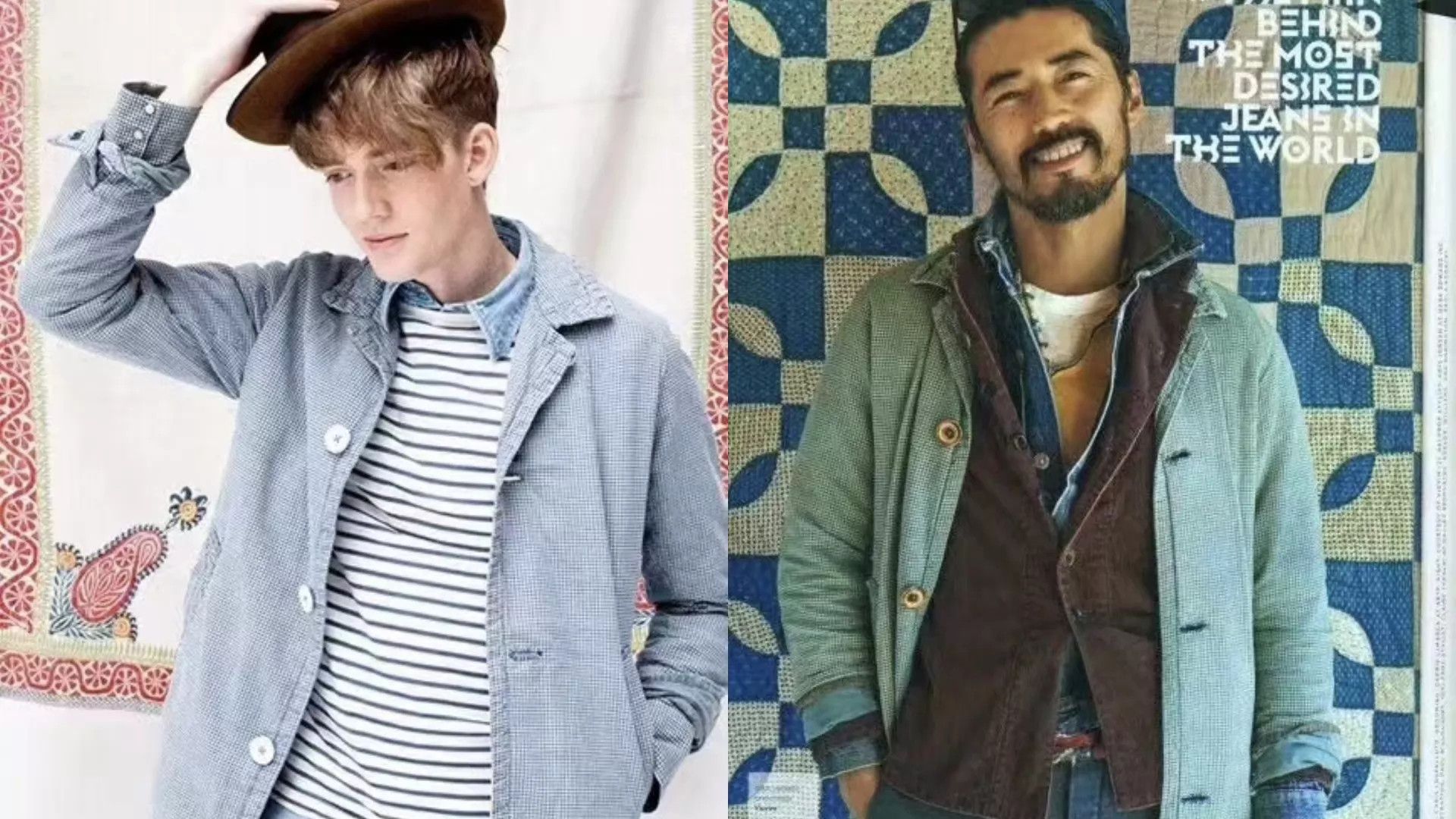 Visvim visvim 14ss mies coat indigo check beige1 9/10 Size US S / EU 44-46 / 1 - 7 Thumbnail