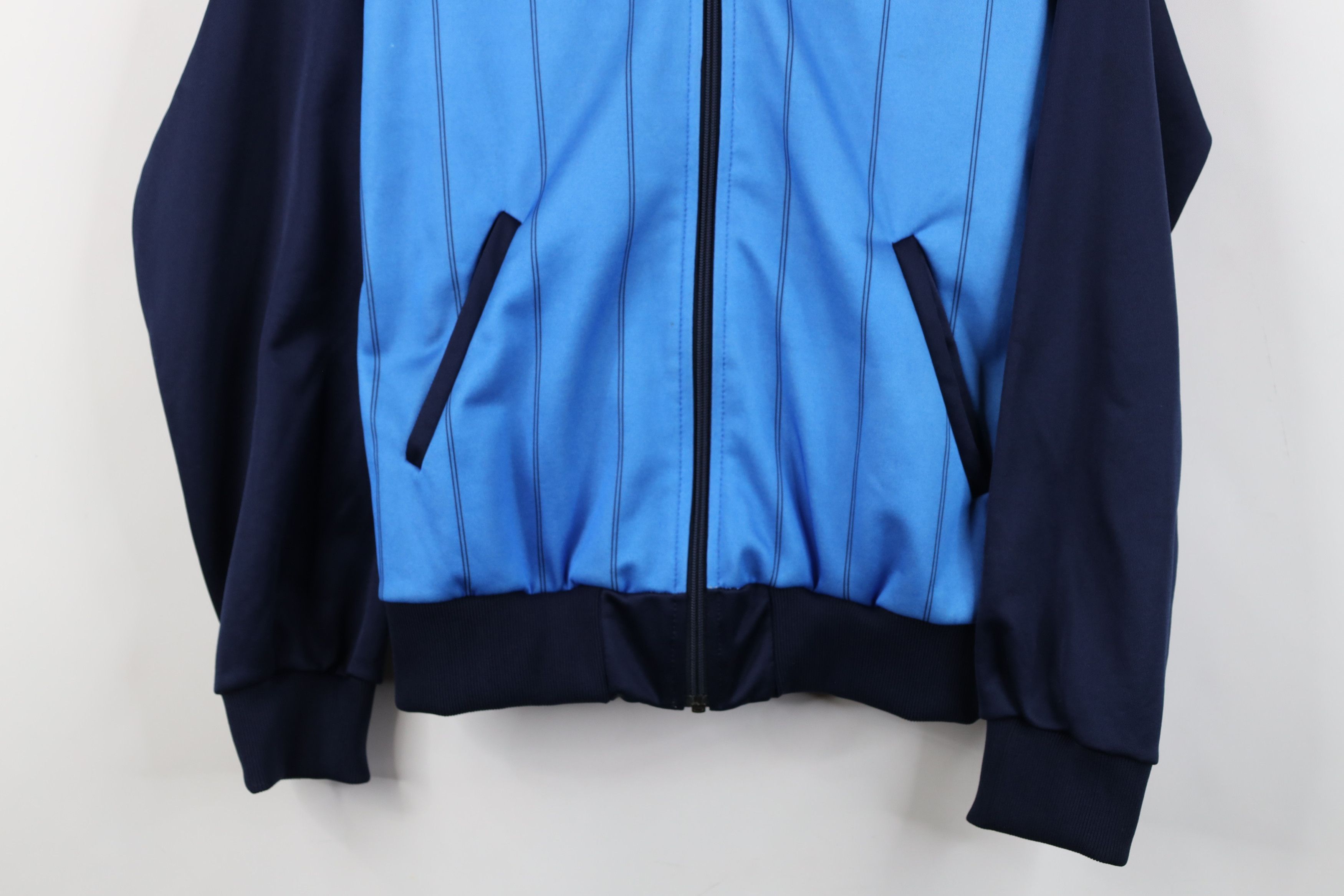 Vintage Vintage 70s Futbol Warm Up Tennis Track Jacket Blue USA Size US S / EU 44-46 / 1 - 3 Thumbnail