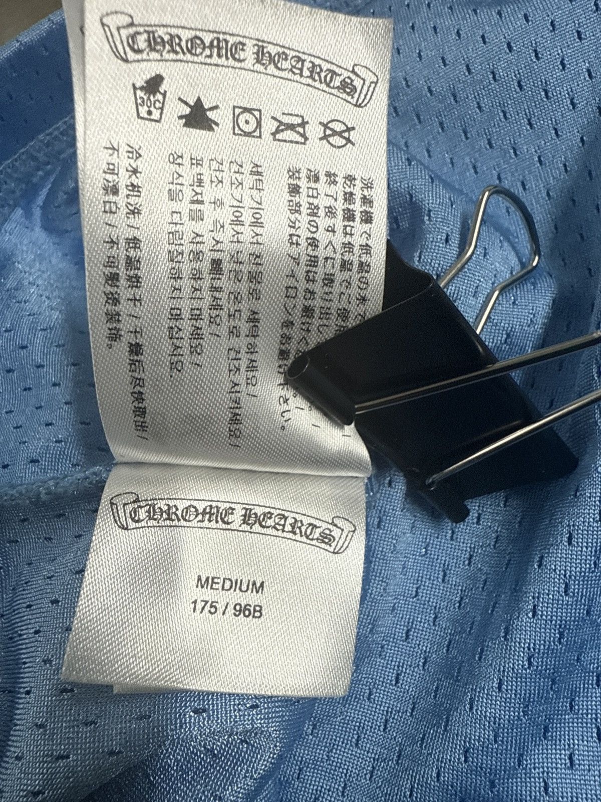 Chrome Hearts CHROME HEARTS MESH JERSEY SHORT SLEEVE BLUE Size US M / EU 48-50 / 2 - 9 Thumbnail