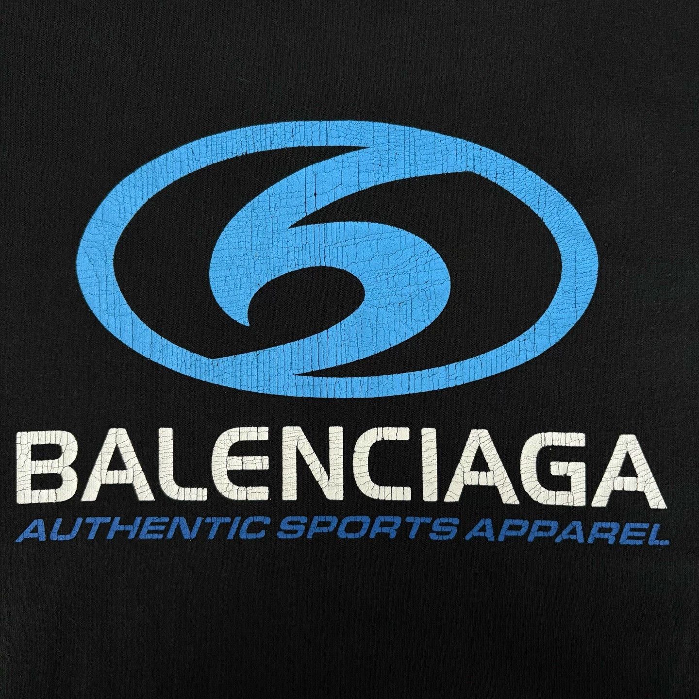Balenciaga Balenciaga Wave Logo Short Sleeve T-Shirt Size US M / EU 48-50 / 2 - 6 Thumbnail