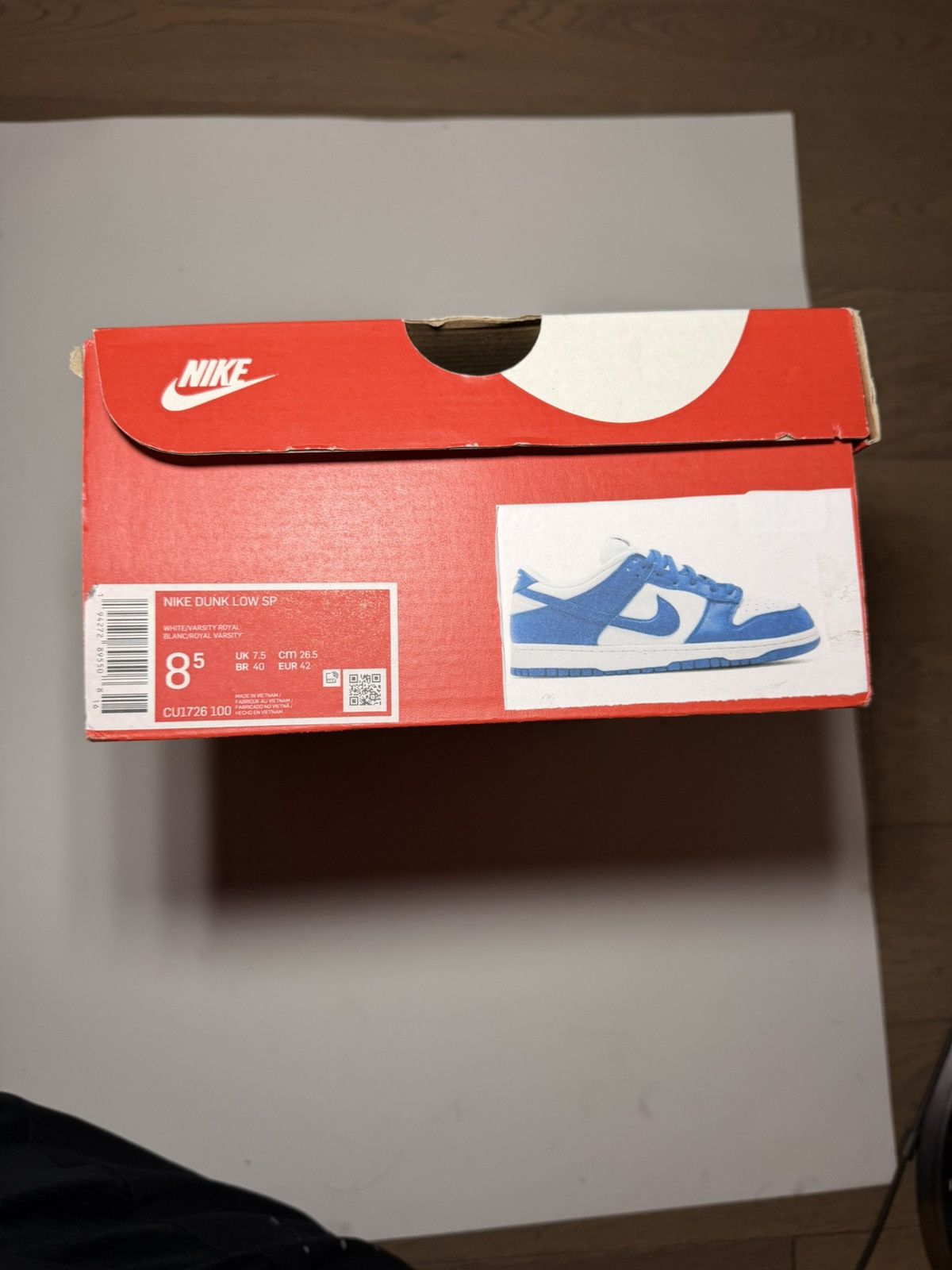 Nike Nike Dunk Low Retro SP Kentucky size 8.5 PE CU1726 100 Size US 8.5 / EU 41-42 - 7 Thumbnail
