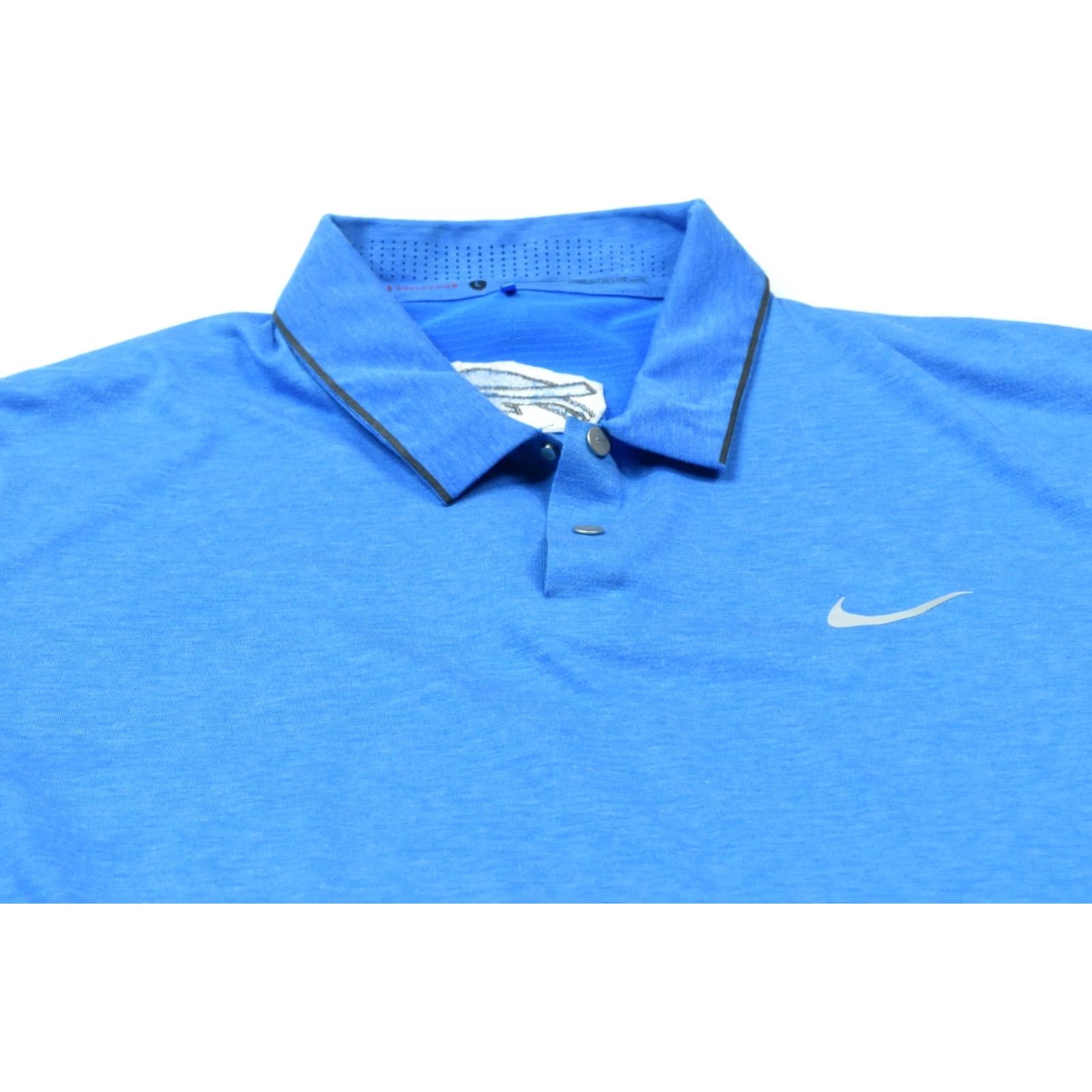 Nike Nike Tiger Woods Buffalo Bills Polo Shirt Mens L Blue Short Sleeve Stretch Polo Size US L / EU 52-54 / 3 - 3 Thumbnail
