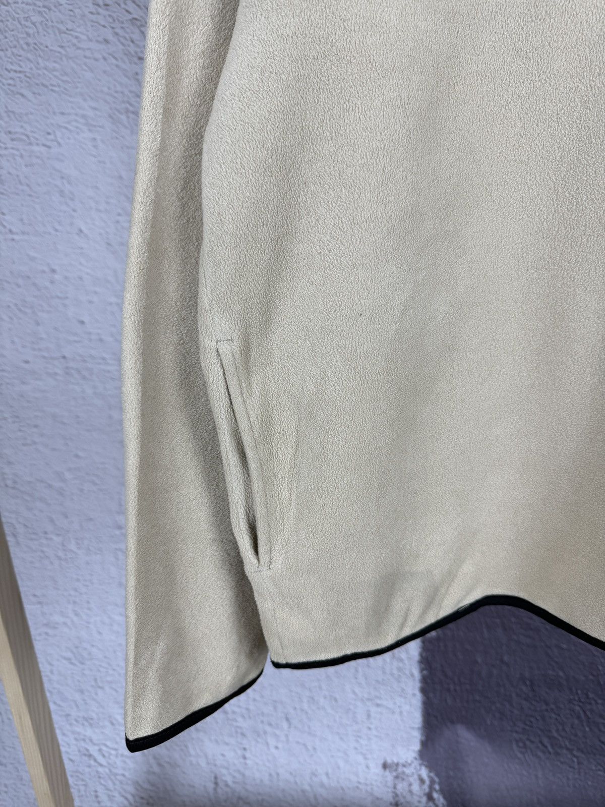 Japanese Brand Uniqlo vintage beige half zip pullover fleece sweater Size US XL / EU 56 / 4 - 5 Thumbnail