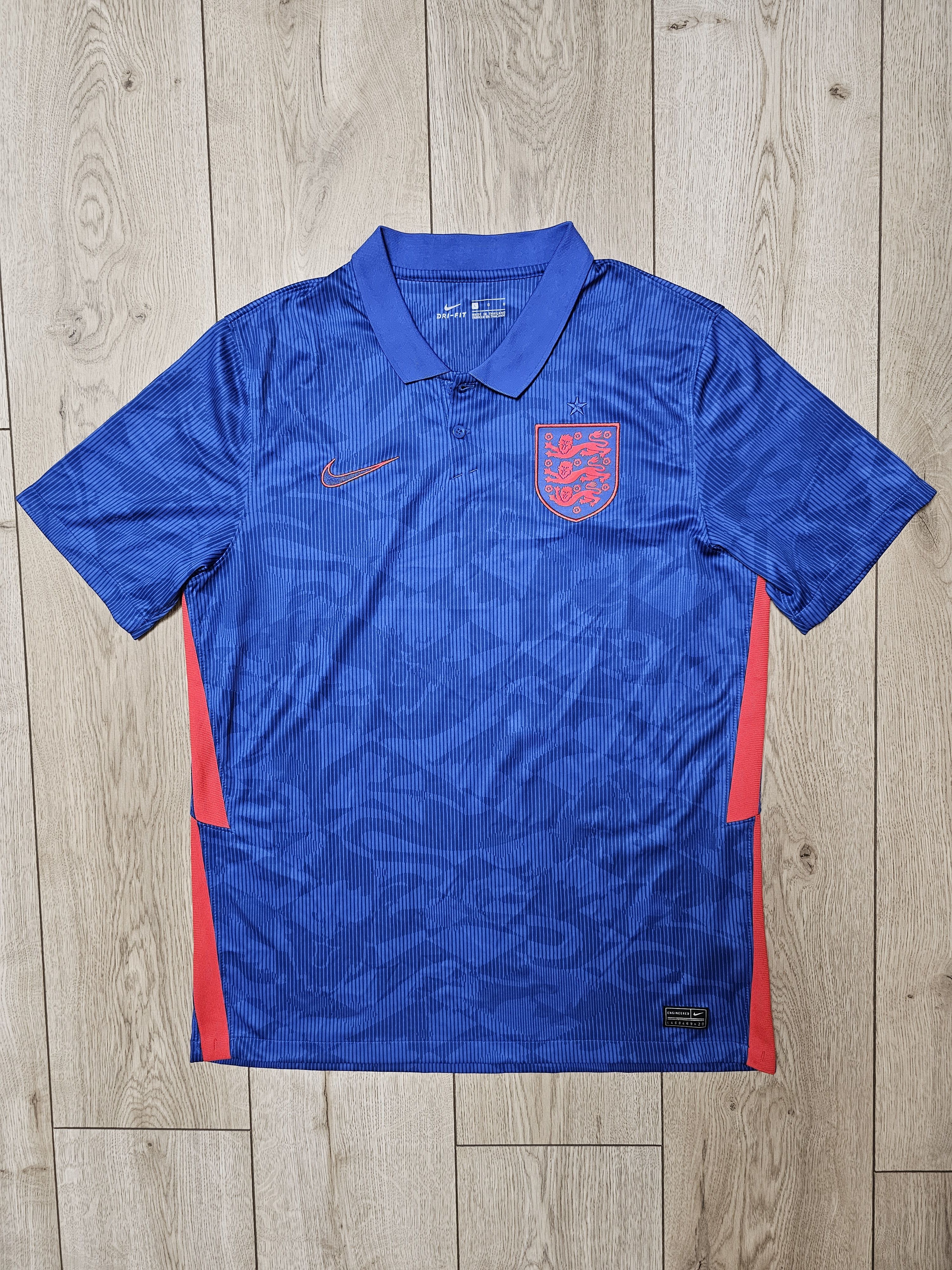 All Sport × Nike ENGLAND 2020 2022 AWAY FOOTBALL SHIRT SOCCER JERSEY Size US L / EU 52-54 / 3 - 1 Thumbnail