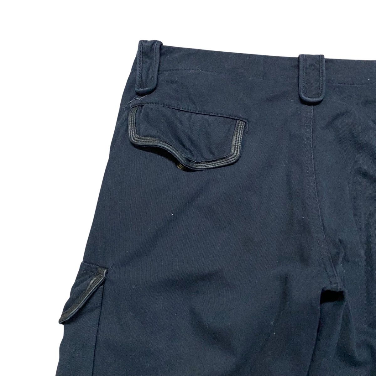 If Six Was Nine BLUTTENBLATT Leather Trimmed Cargo Pants Size US 33 - 12 Thumbnail