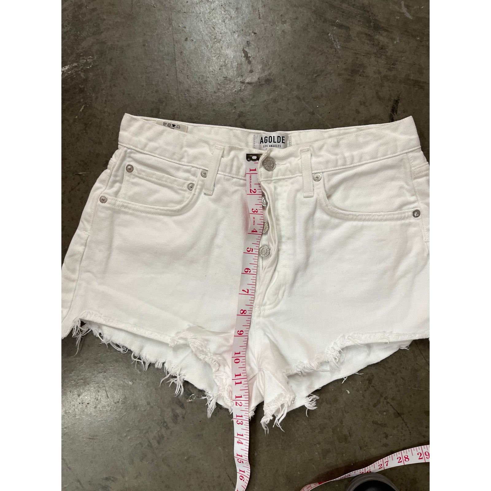 Agolde AGOLDE - Parker premium Short / size 27 / White Size 27" / US 4 / IT 40 - 8 Thumbnail