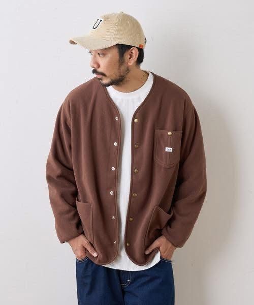 Lee Lee X Ciopanic collarless fleece jacket Size US M / EU 48-50 / 2 - 2 Thumbnail