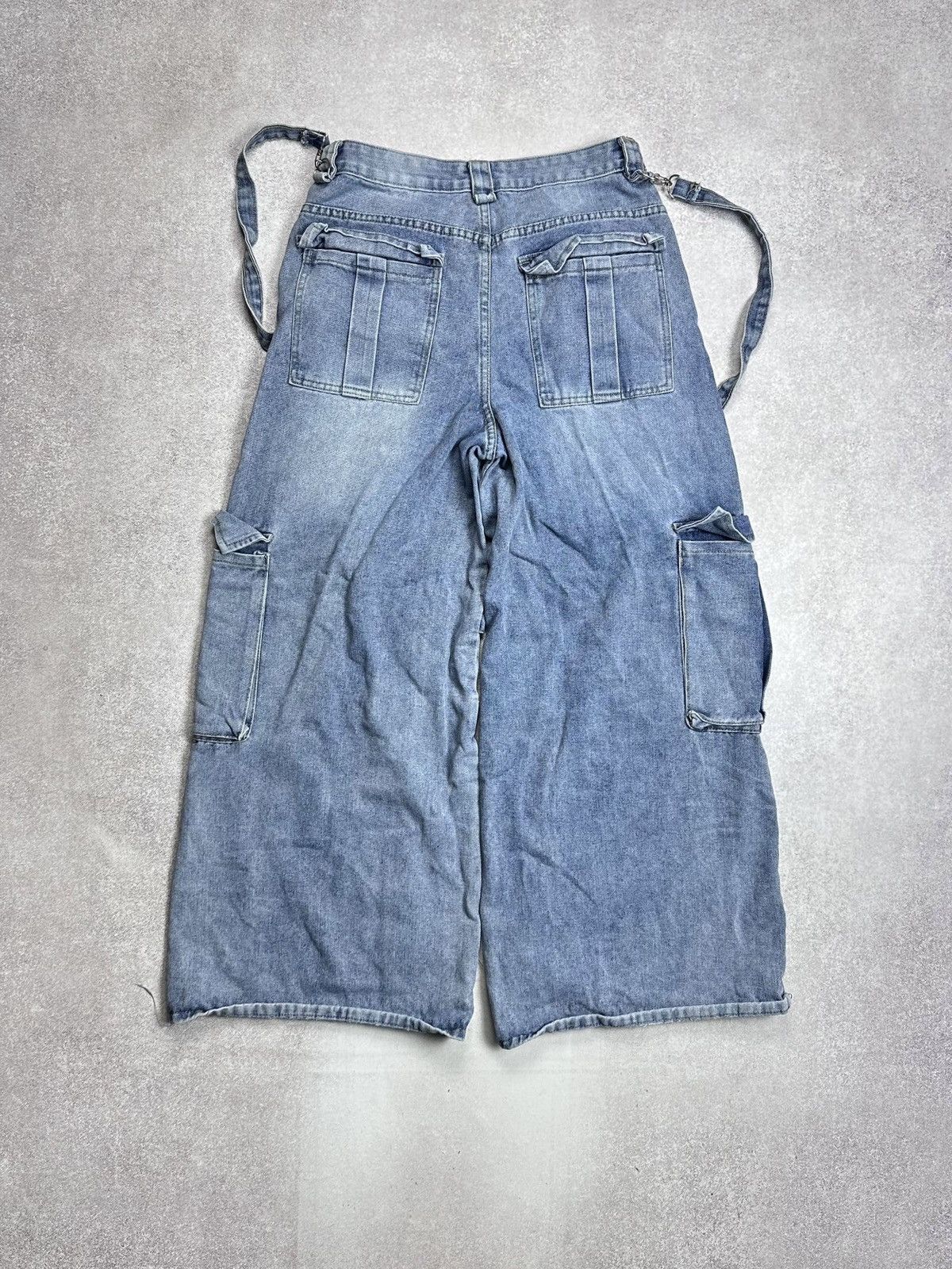 Japanese Brand Vintage Raver Bondage Multi pocket Pants 34/L Size US 34 / EU 50 - 3 Thumbnail