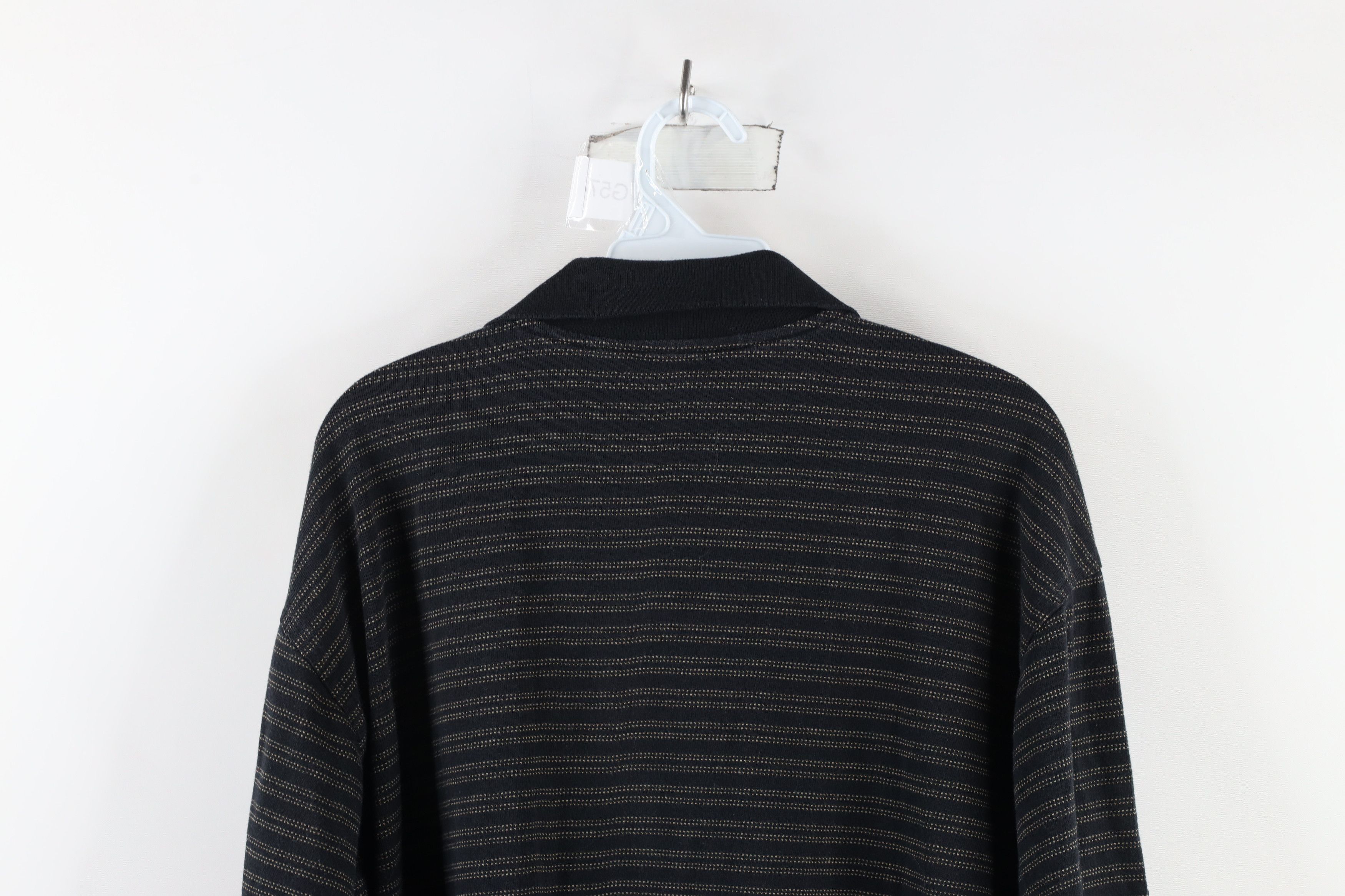 Vintage Vintage 90s Streetwear Collared Pullover Long Sleeve Polo Size US L / EU 52-54 / 3 - 8 Thumbnail