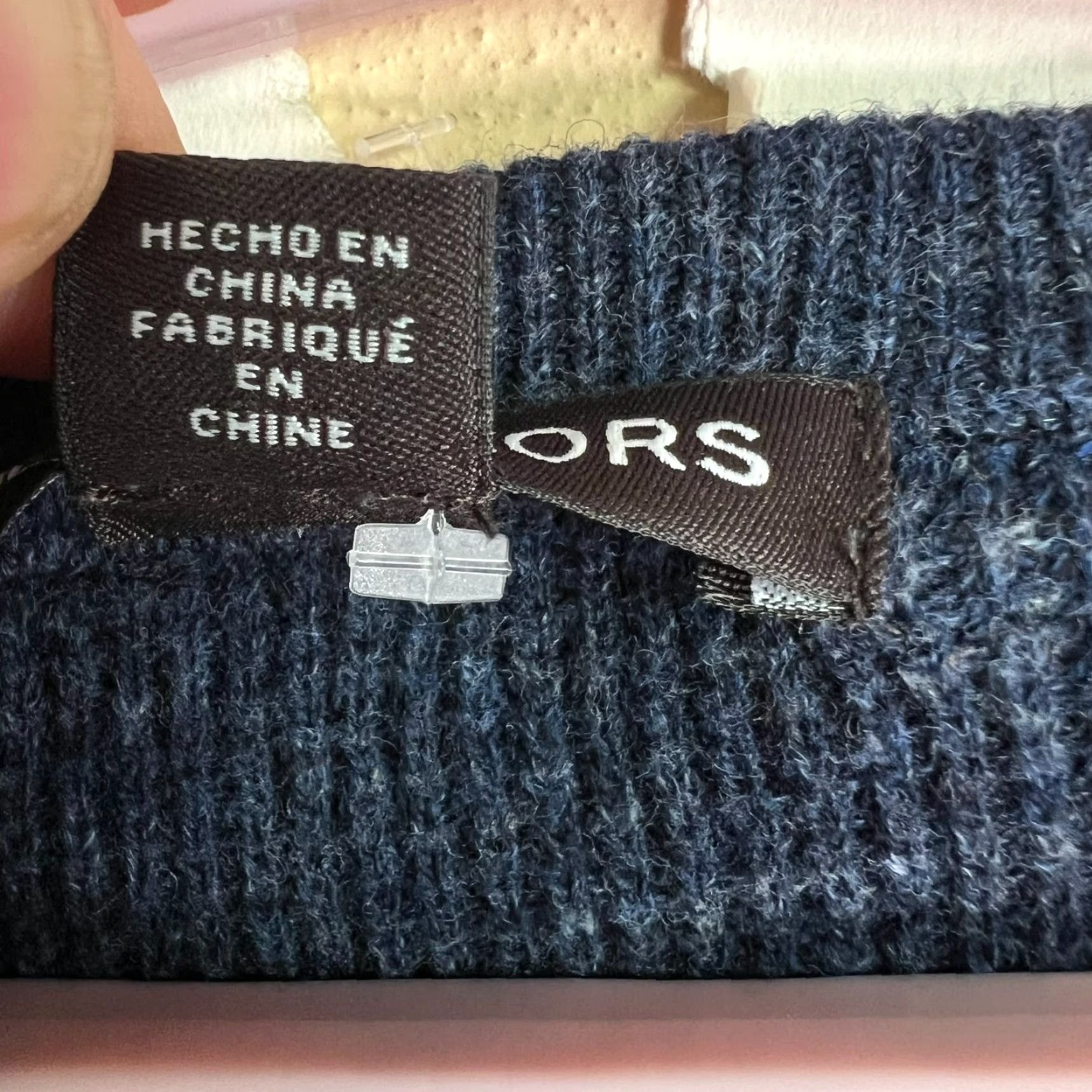 Michael Kors MICHAEL KORS Wool Blend Pullover Sweater XL Blue Crew Neck Long Sleeve Regular Fit Mens Size US XL / EU 56 / 4 - 6 Thumbnail