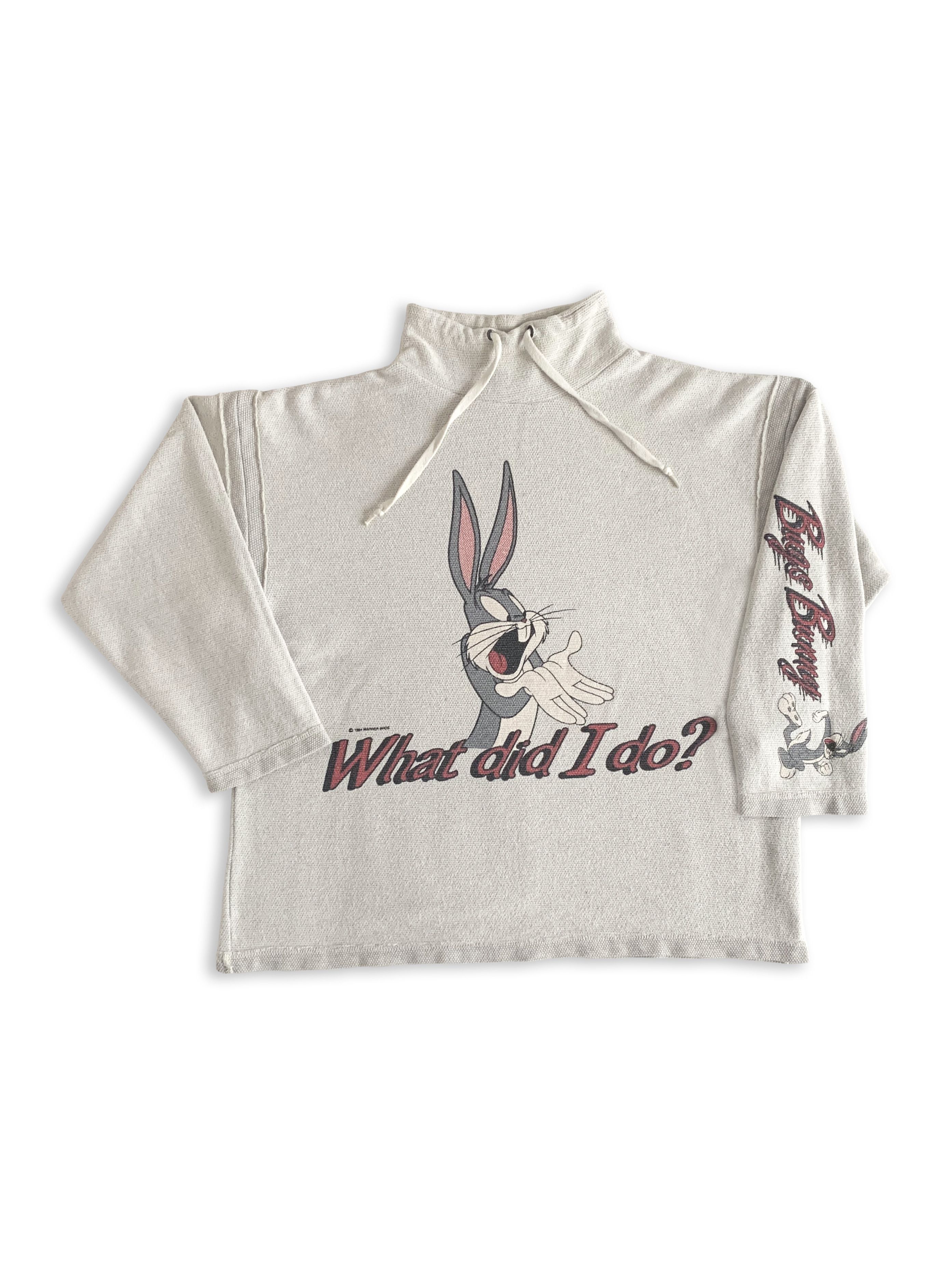 Other Vintage 1994 BUGS BUNNY Sweatshirt Long sleeve What did I do Size US S / EU 44-46 / 1 - 1 Thumbnail