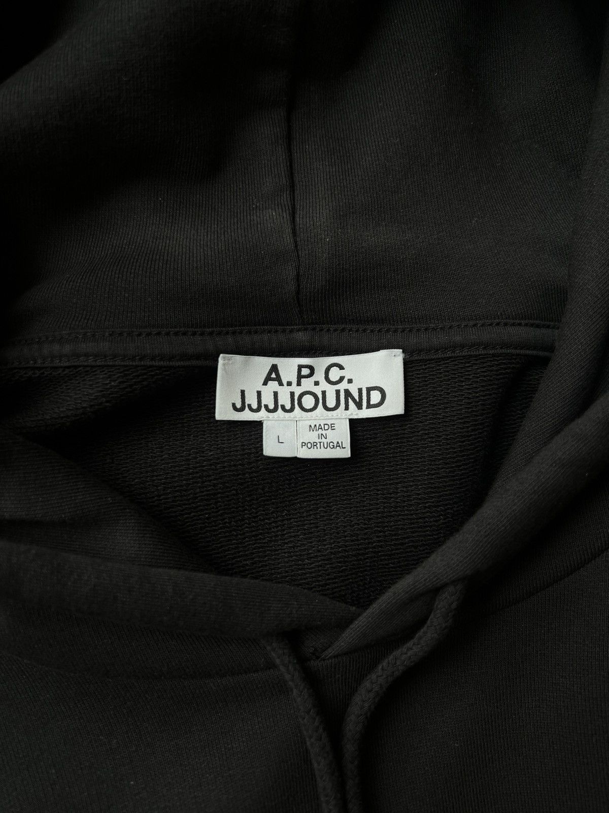 A.P.C. × JJJJound A.P.C. x JJJJound Justin Hoodie — Black Size US L / EU 52-54 / 3 - 3 Thumbnail