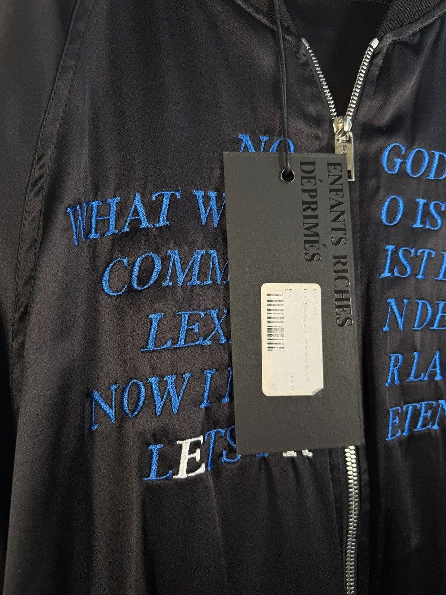 Enfants Riches Deprimes 🚭ERD GRAIL🚭BNWT ICONIC "GERMS" SILK BOMBER JACKET Size US XL / EU 56 / 4 - 4 Thumbnail