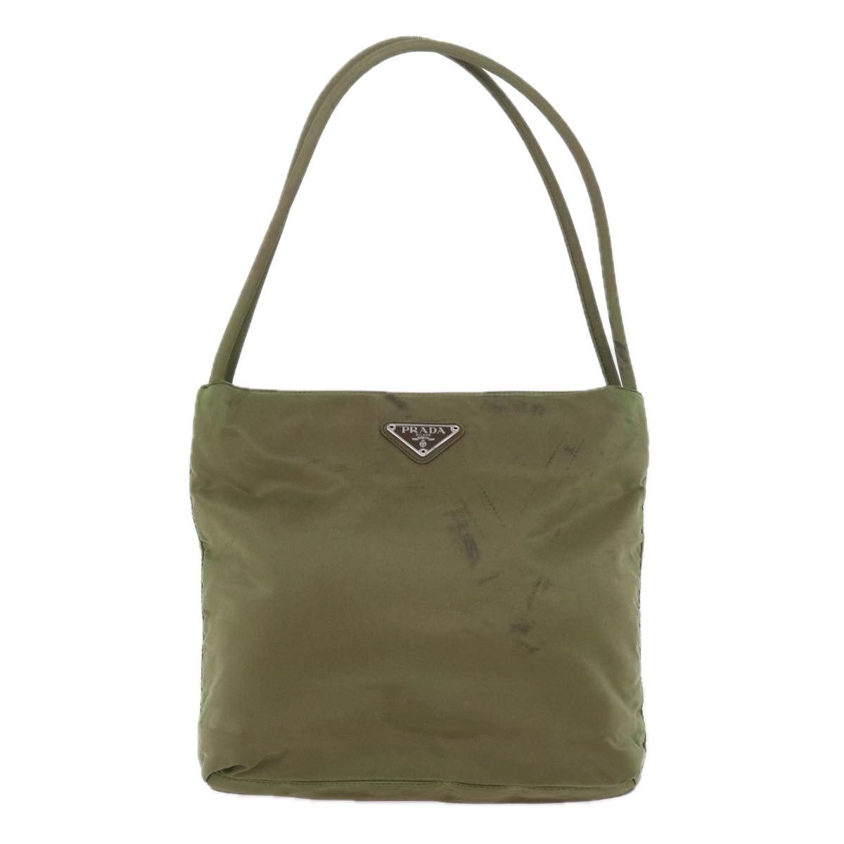 image of Prada Tessuto Shoulder Bag in Green, Women's