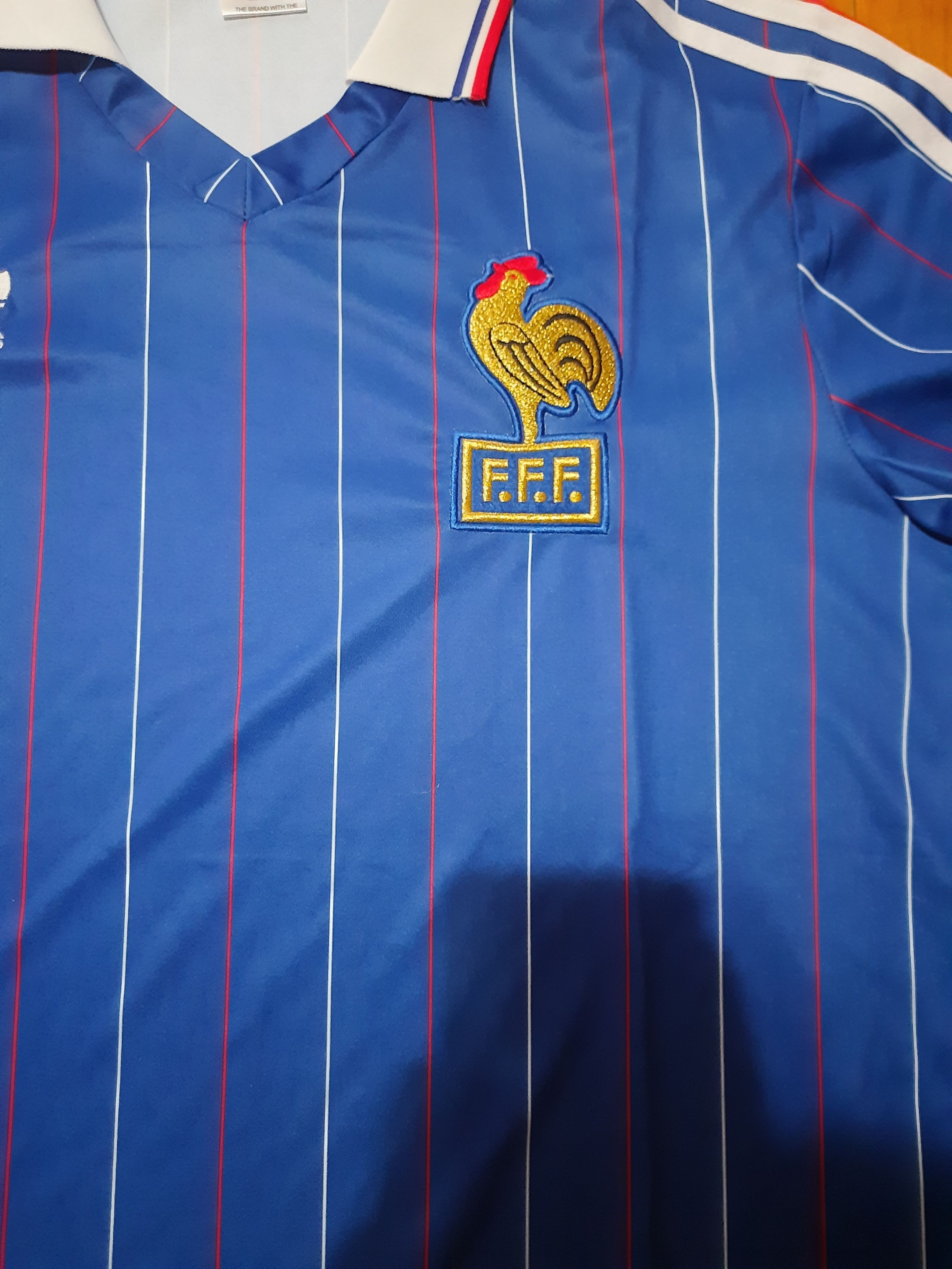 Other France National Team Retro Vintage Football Tee Size US L / EU 52-54 / 3 - 3 Thumbnail