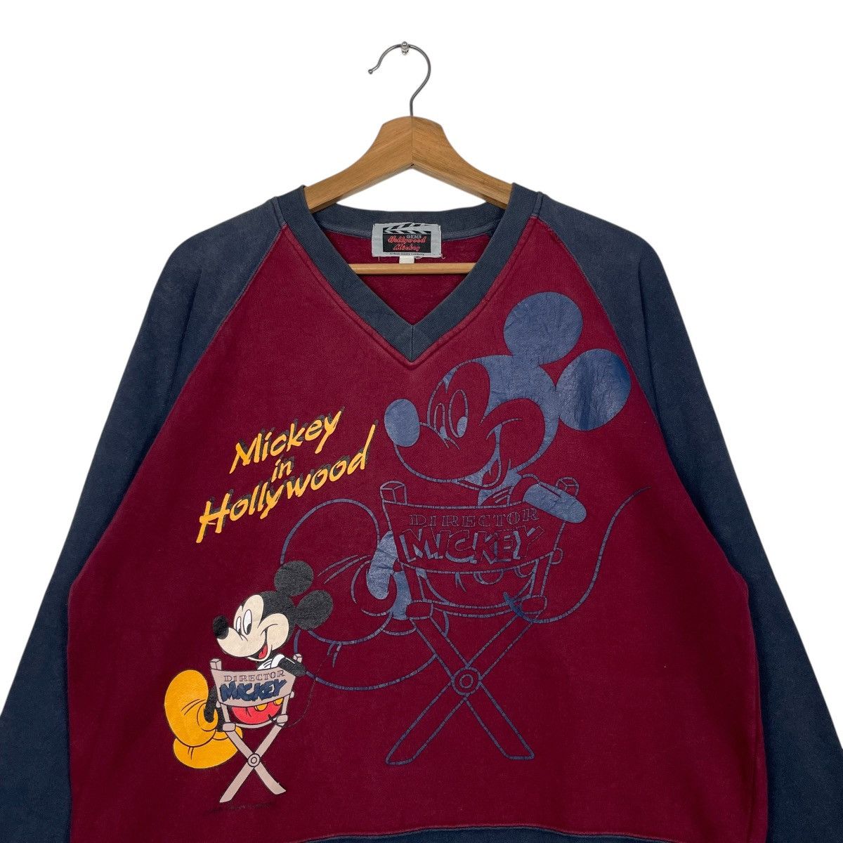 Disney Disney Mickey In Hollywood V-neck Sweatshirt Size US M / EU 48-50 / 2 - 2 Thumbnail