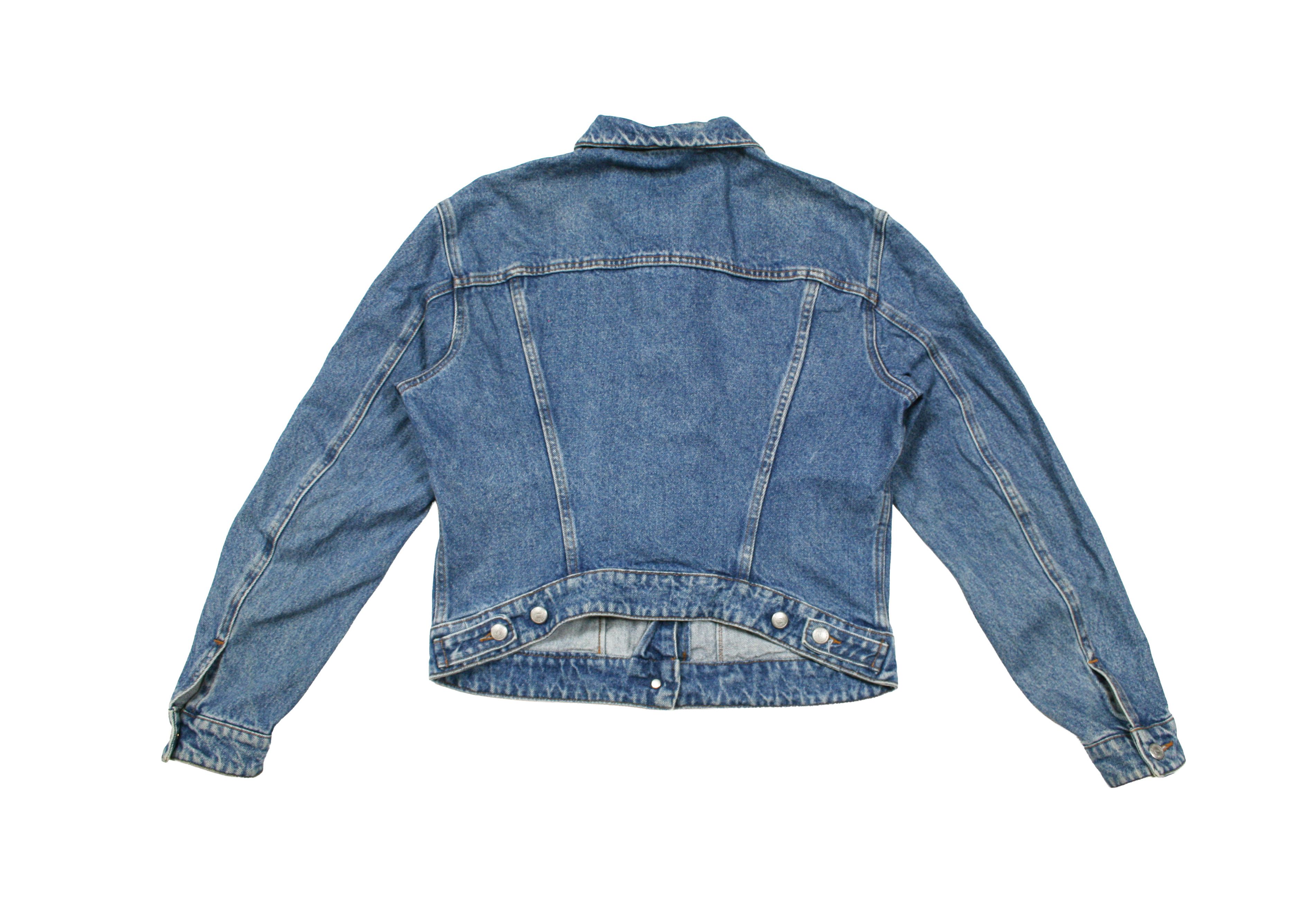 Katharine Hamnett London 90S Denim Trucker Y2K Jacket Vintage Size XL / US 12-14 / IT 48-50 - 2 Thumbnail