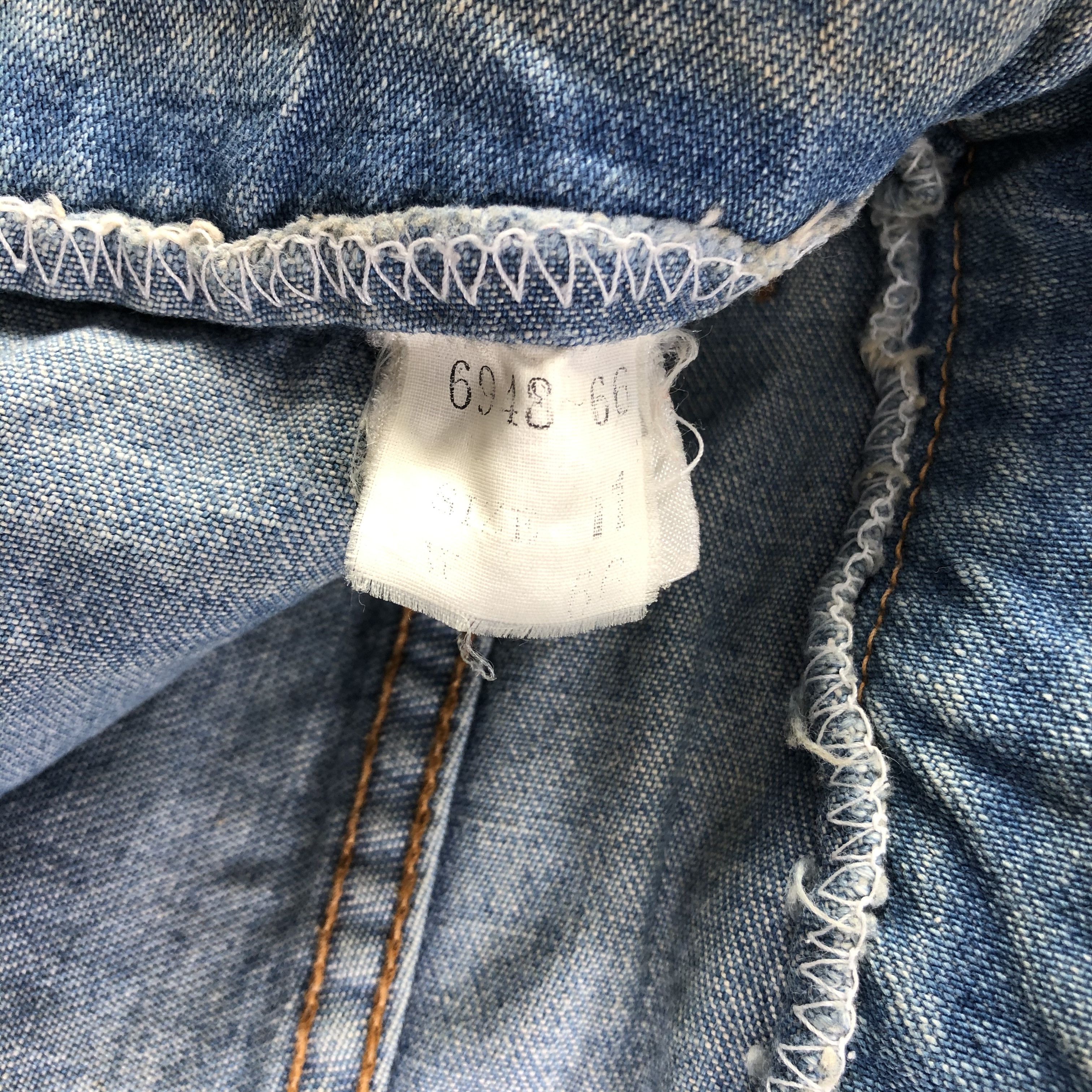 Japanese Brand Vintage Japanese Bush Pants Bell Bottom Jeans Flare Denim Size US 26 / EU 42 - 7 Thumbnail