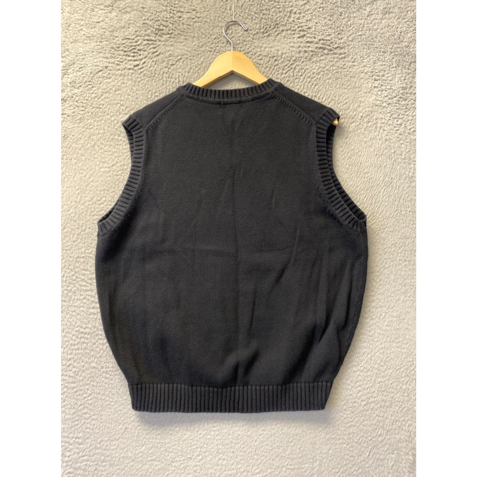 Vintage VINTAGE L.L.Bean Sweater Mens L Black Sleeveless V-Neck Pullover Regular /0549 Size US L / EU 52-54 / 3 - 6 Thumbnail