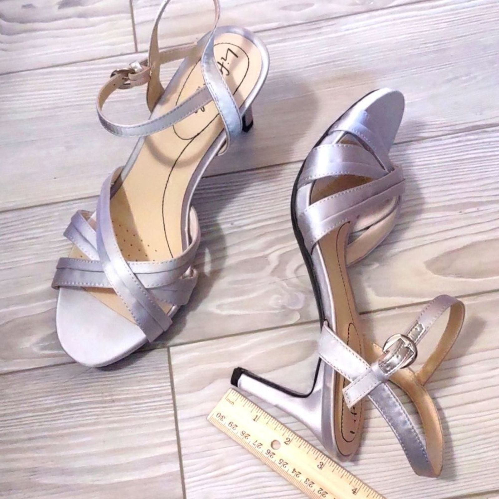 Other (14-2504) Life Stride Women's Open Toe Heels Size 8.5W Size US 8.5 / IT 38.5 - 3 Thumbnail