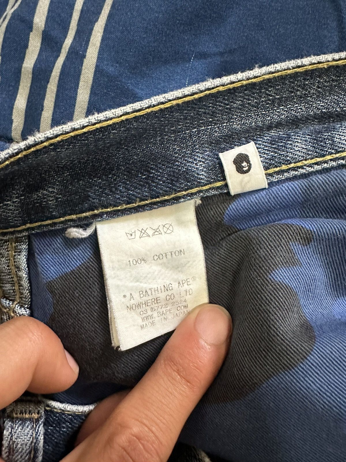 Bape × Vintage 2002 Nigo x Bape Denim Size US 32 / EU 48 - 5 Thumbnail
