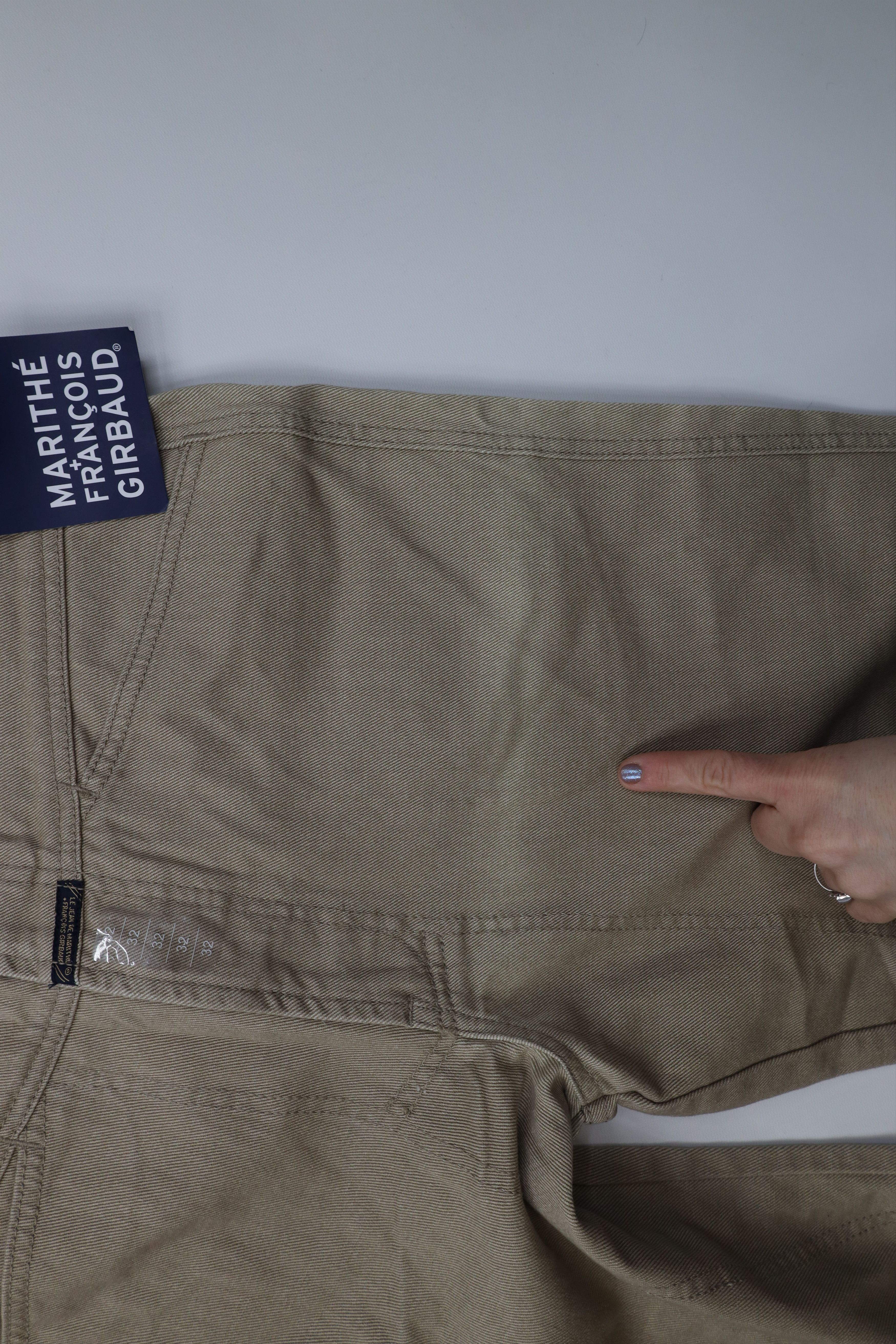 Marithe + Francois Girbaud Deadstock Vintage 90s Marithe Francois Girbaud Denim Shorts Size US 32 / EU 48 - 11 Thumbnail
