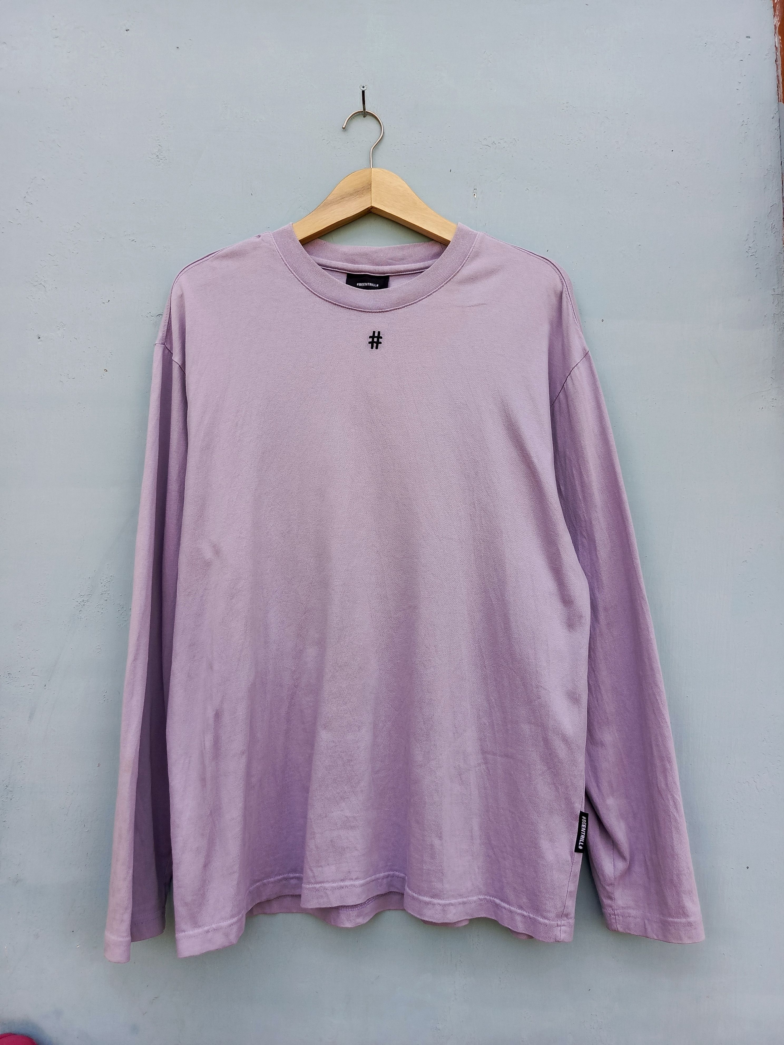 Other BEENTRILL Generation Hashtag L/S Tee – Lavender, #BEENTRILL# Size US L / EU 52-54 / 3 - 1 Thumbnail