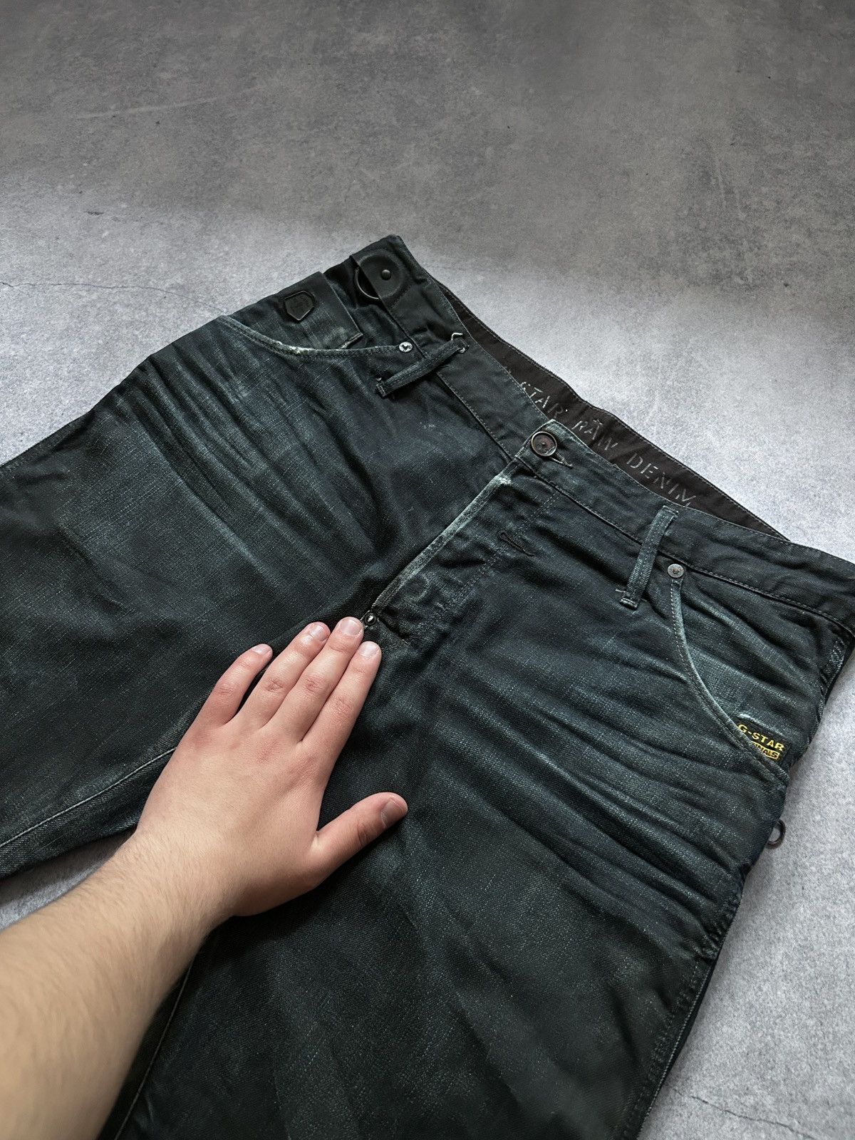 G-Star G-Star Raw NEW RILEY 3D LOOSE TAPERED Biker jeans Size US 34 / EU 50 - 5 Thumbnail