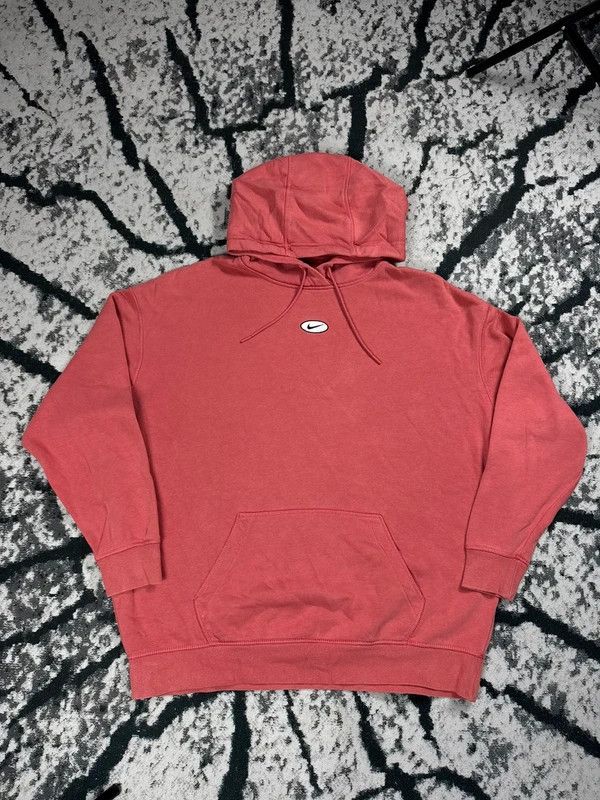 Nike Nike swoosh logo pink oversize hoodie M Size US M / EU 48-50 / 2 - 1 Thumbnail