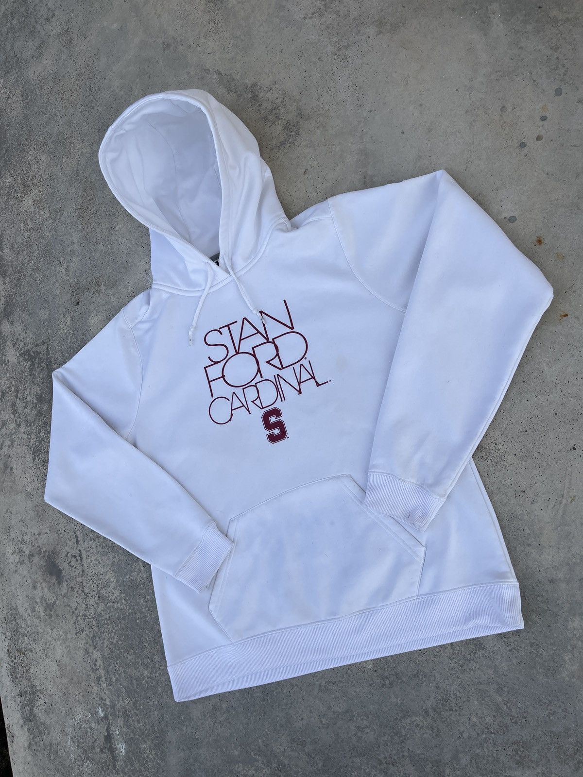 Under Armour × Vintage Under Armour Stanford Cardinals Pullover Hoodie Size US M / EU 48-50 / 2 - 5 Thumbnail