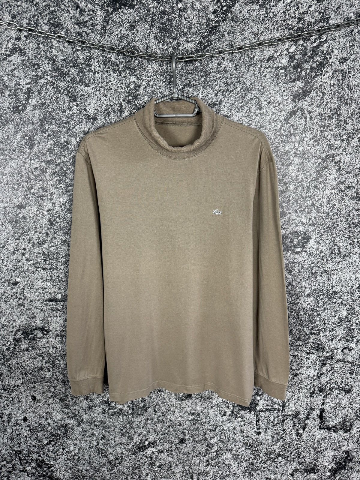 Lacoste Lacoste Turtleneck Vintage Long Sleeve Shirt Pullover Size M Size US M / EU 48-50 / 2 - 1 Thumbnail