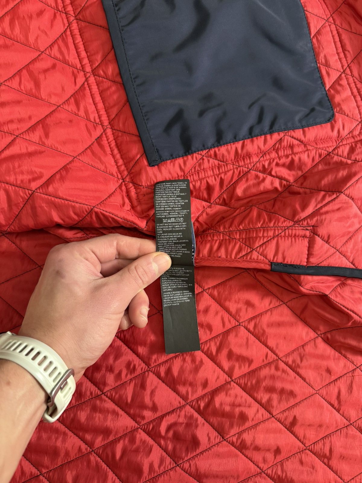 Paul & Shark Paul Shark Quilted Jacket Men 3XL Riri Zippers Lamb Leather Size US XXL / EU 58 / 5 - 11 Thumbnail