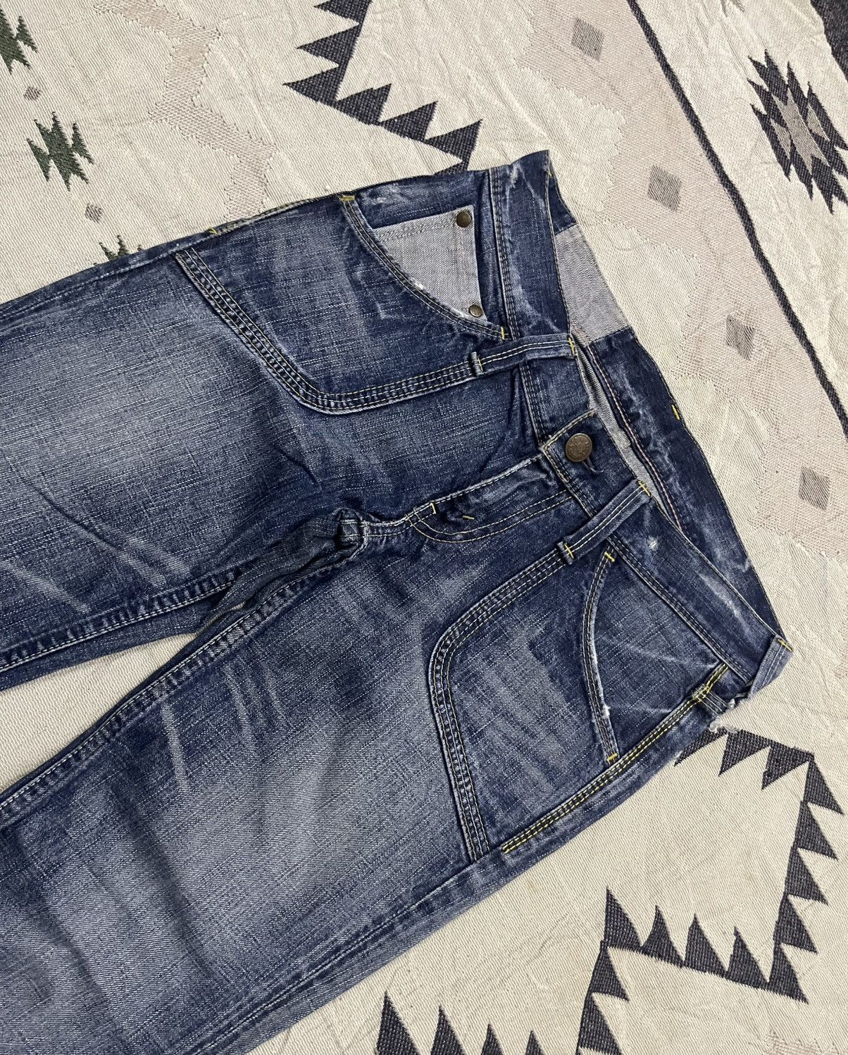 Levi's 2000s LEVIS WASHABLE FLARE JEANS Size 29" - 6 Thumbnail