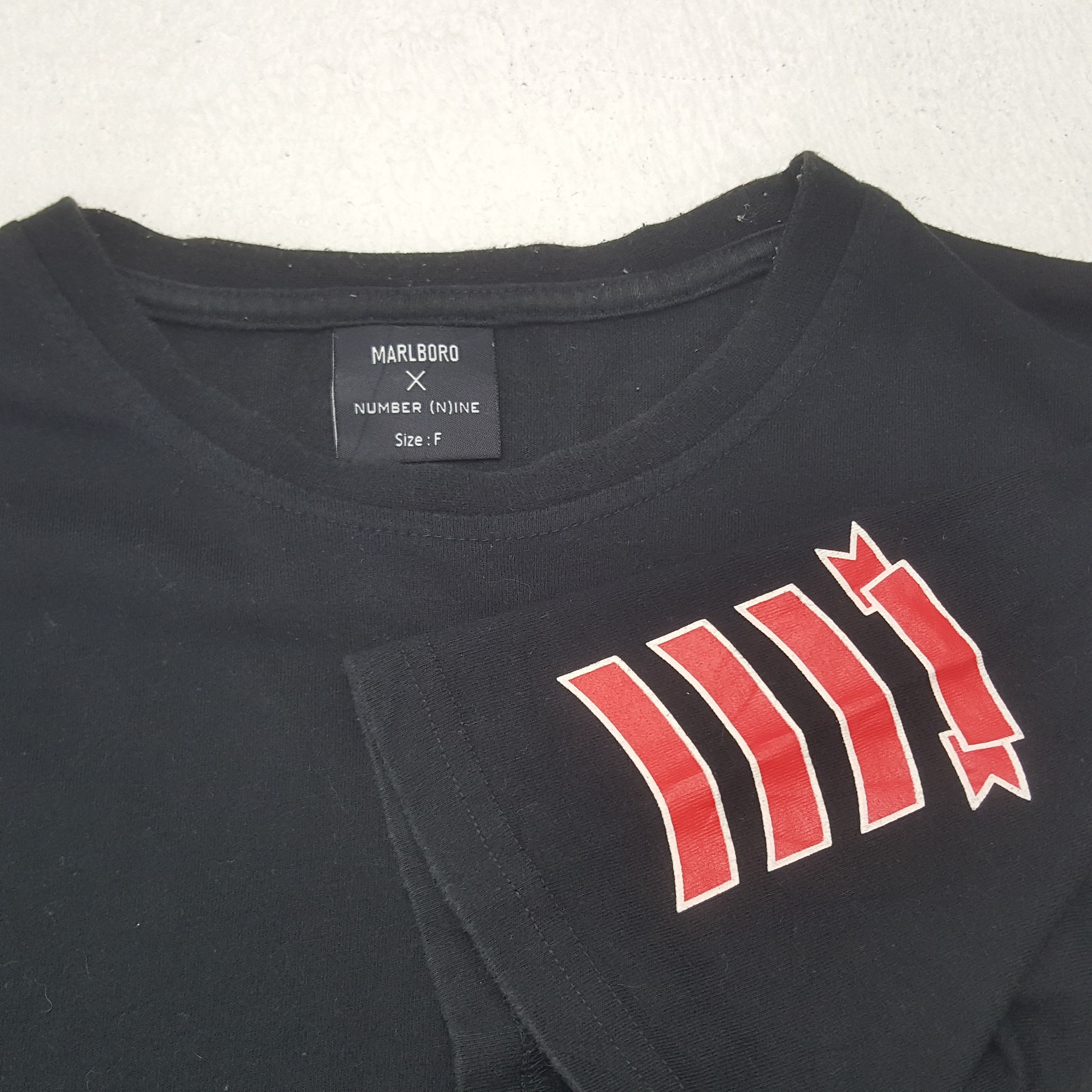 Marlboro Vintage Number (N)ine X Marlboro Japanese Tshirt C285N37 Size US L / EU 52-54 / 3 - 5 Thumbnail
