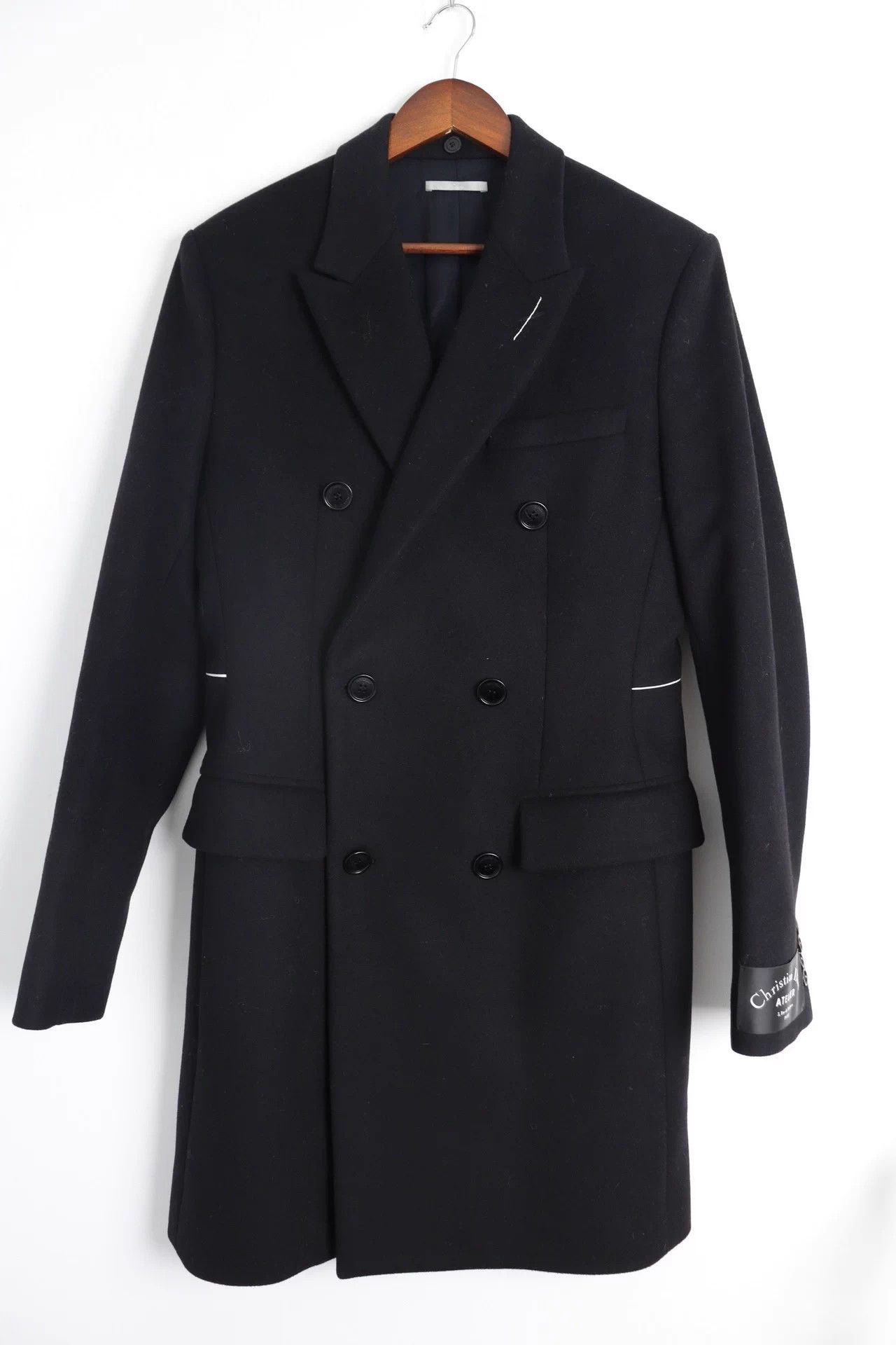Dior Dior Double Breasted Coat Black Size 48 Size US M / EU 48-50 / 2 - 1 Thumbnail