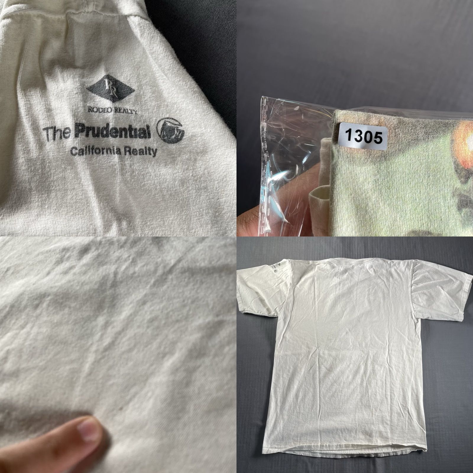 Hanes Venice Art Walk Shirt Men L White California 1991 Hanes Stitch 1991 Theme Men Size US L / EU 52-54 / 3 - 8 Thumbnail